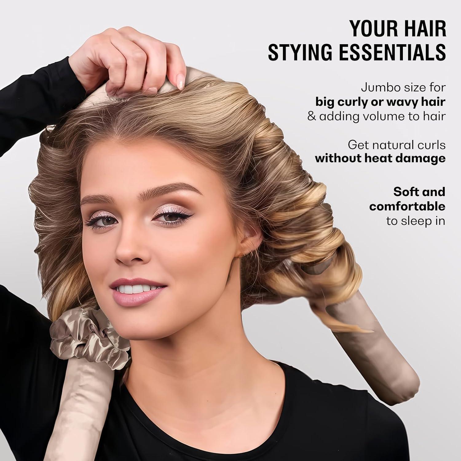 Rizador de Cabello Sin Calor Jumbo BLINKEEN - Rizos Voluminosos