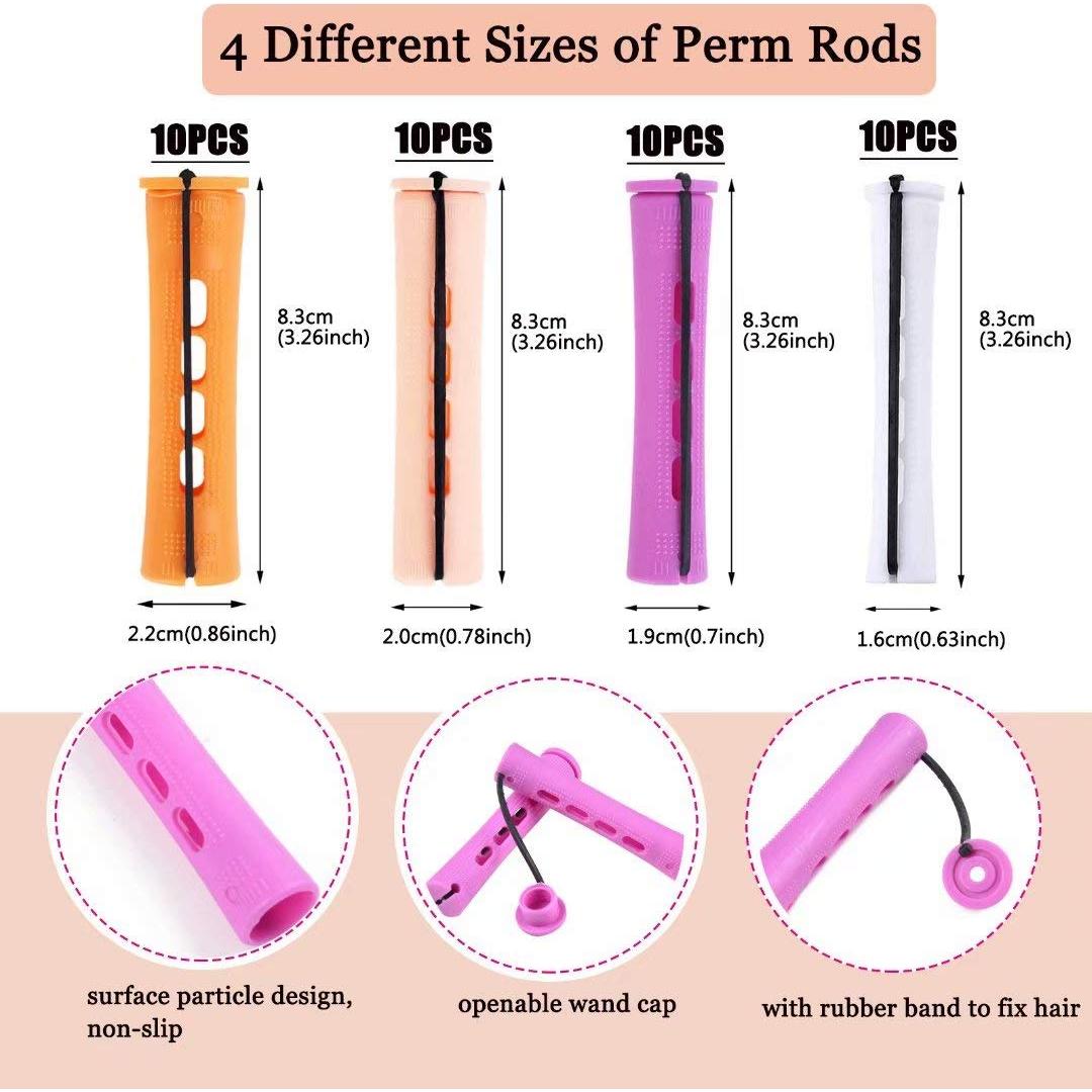 Juego de 40 Varillas de Permanentes para Cabello Natural - Alimiriam