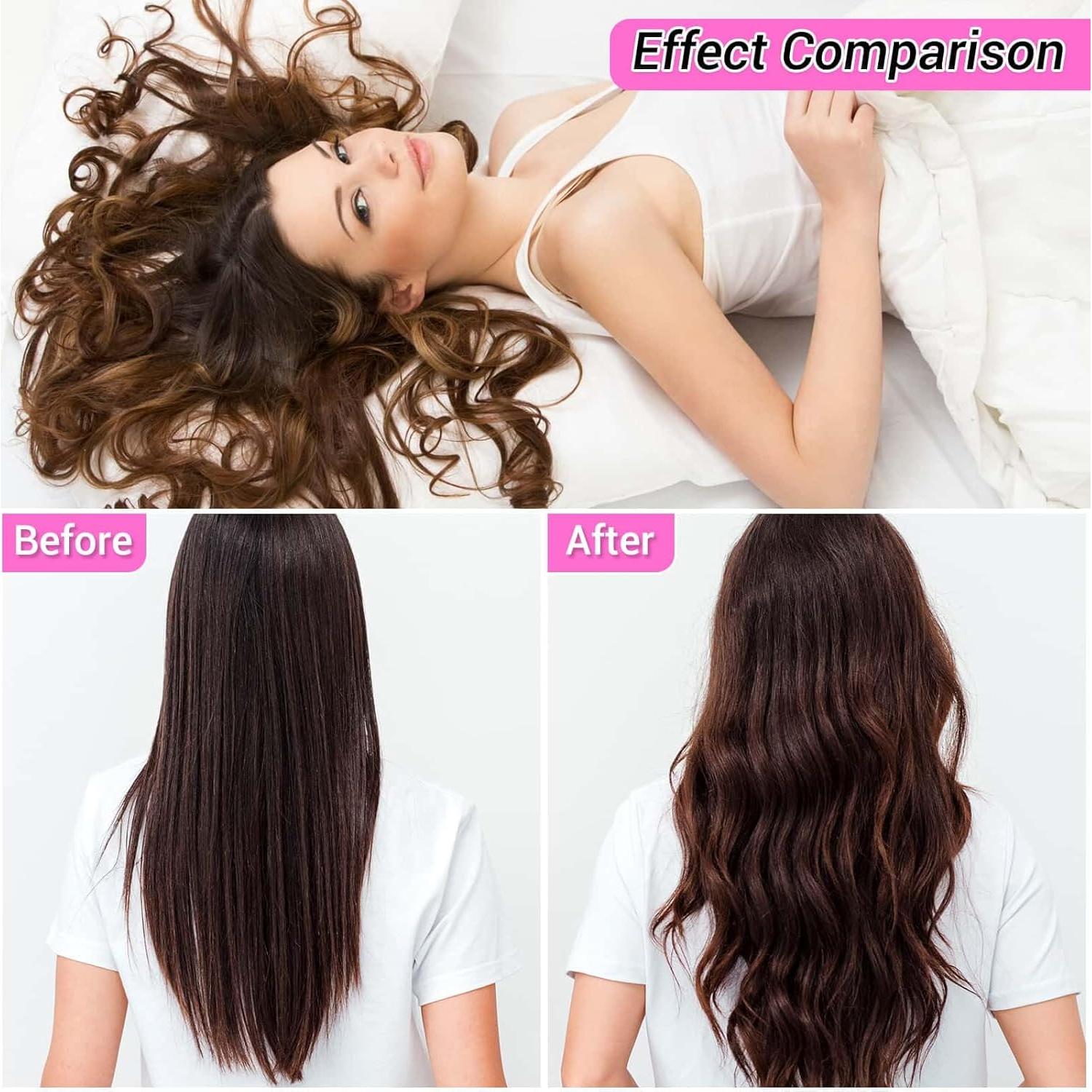 Juego de Rulos para Cabello Selizo - 36 Piezas Rosa