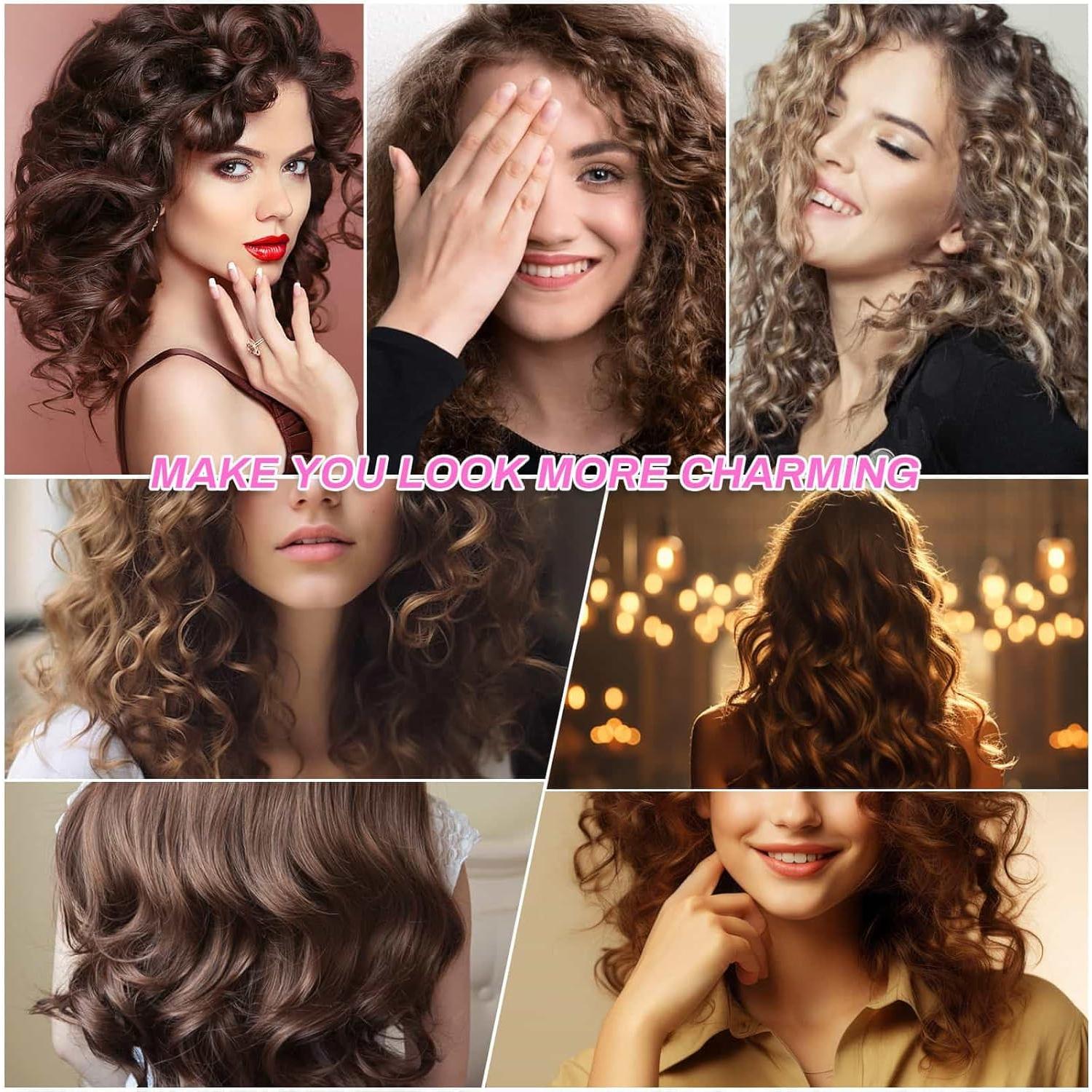 Juego de Rulos para Cabello Selizo - 36 Piezas Rosa