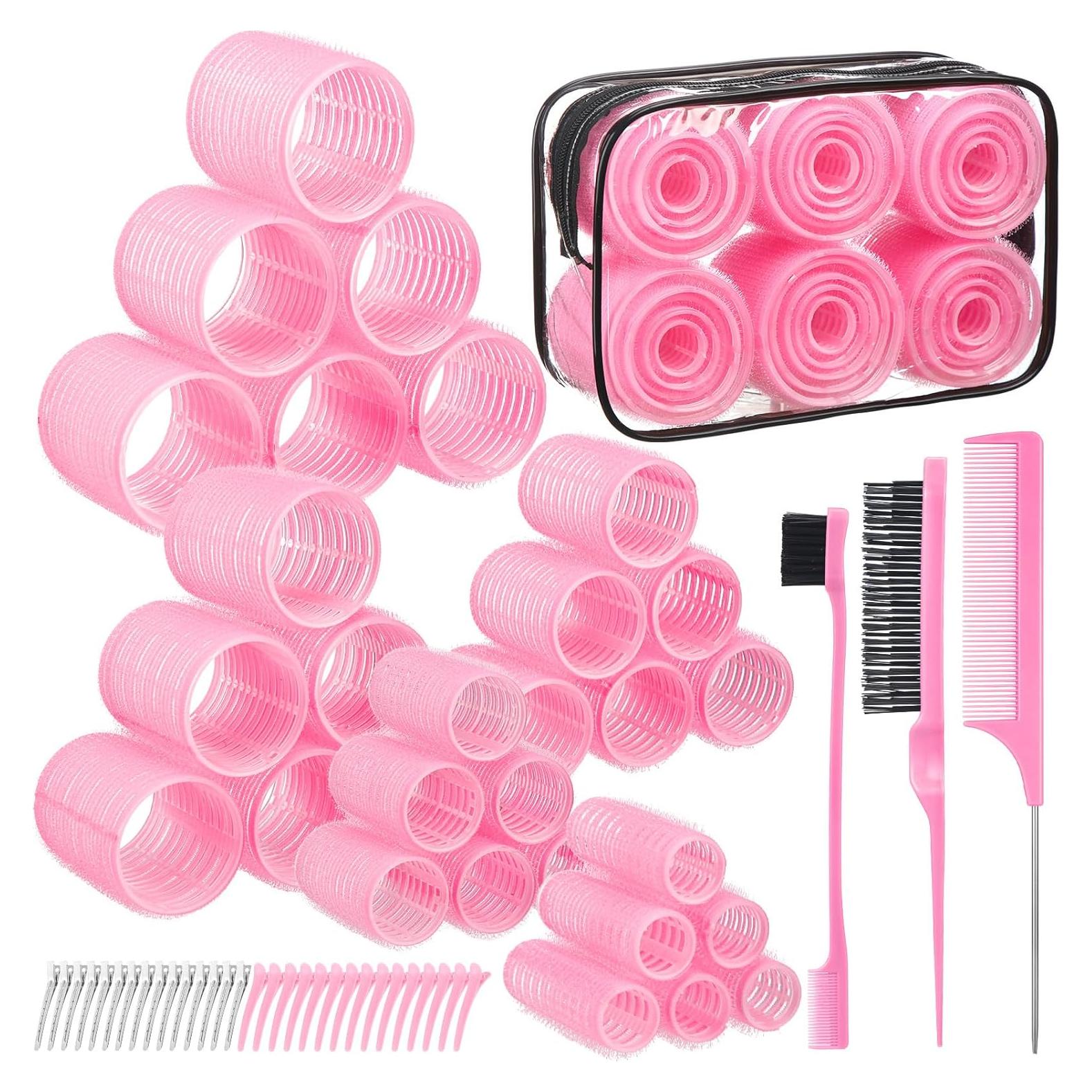 Juego de Rulos Autoadhesivos ProSuites 64 Piezas 5 Tamaños