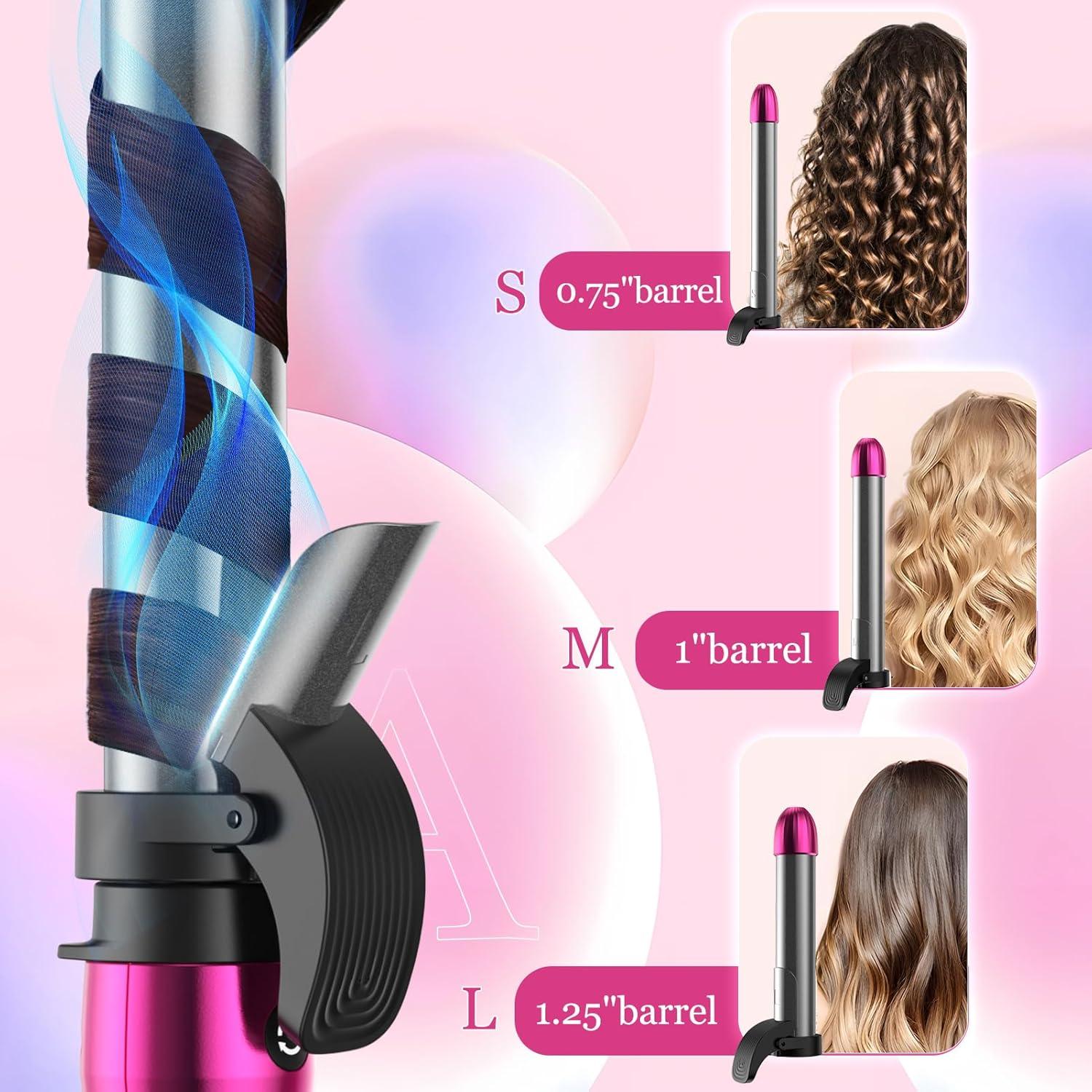 Rizador de Cabello 3 en 1 JVAXS Cerámica 0.75-1.25" Profesional