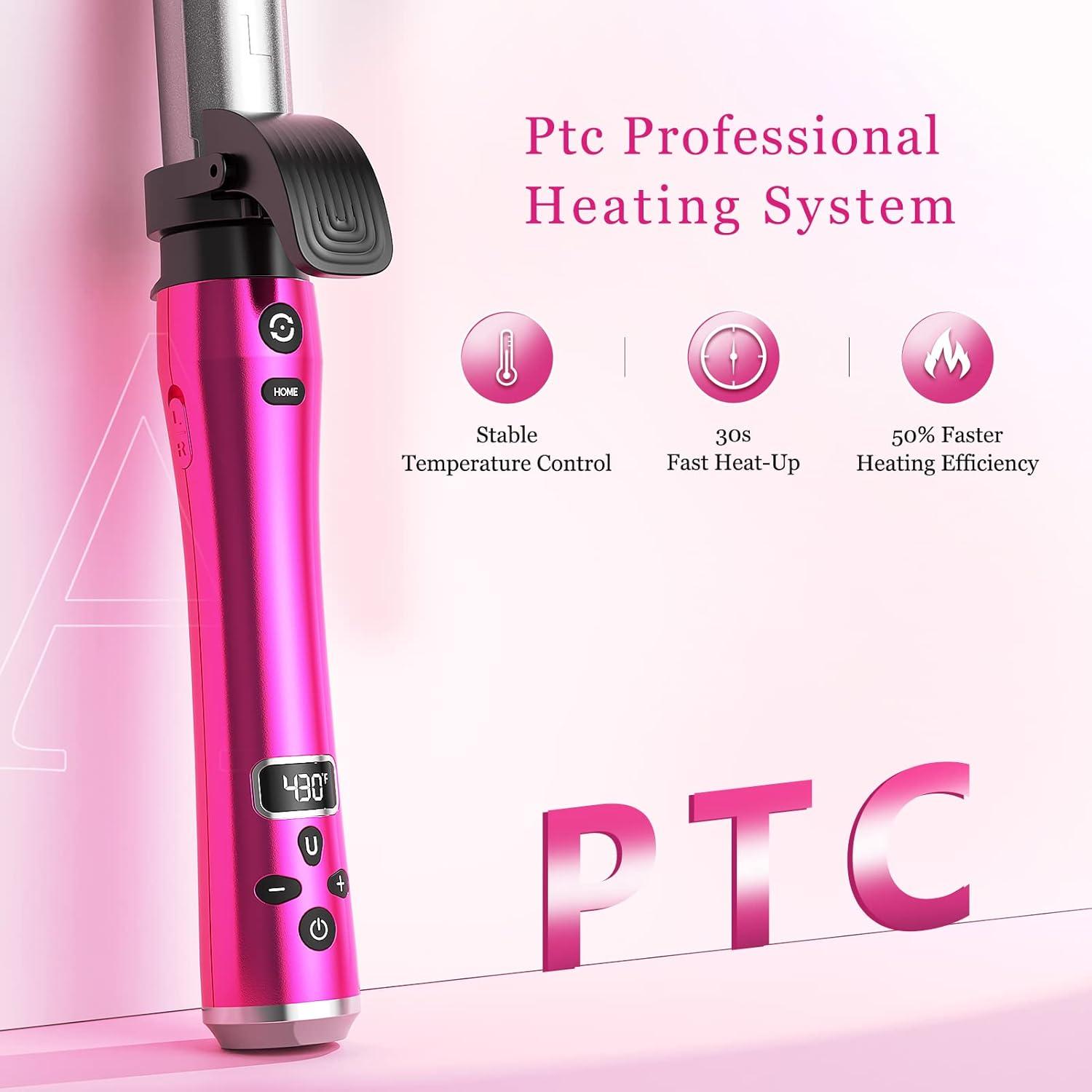 Rizador de Cabello 3 en 1 JVAXS Cerámica 0.75-1.25" Profesional