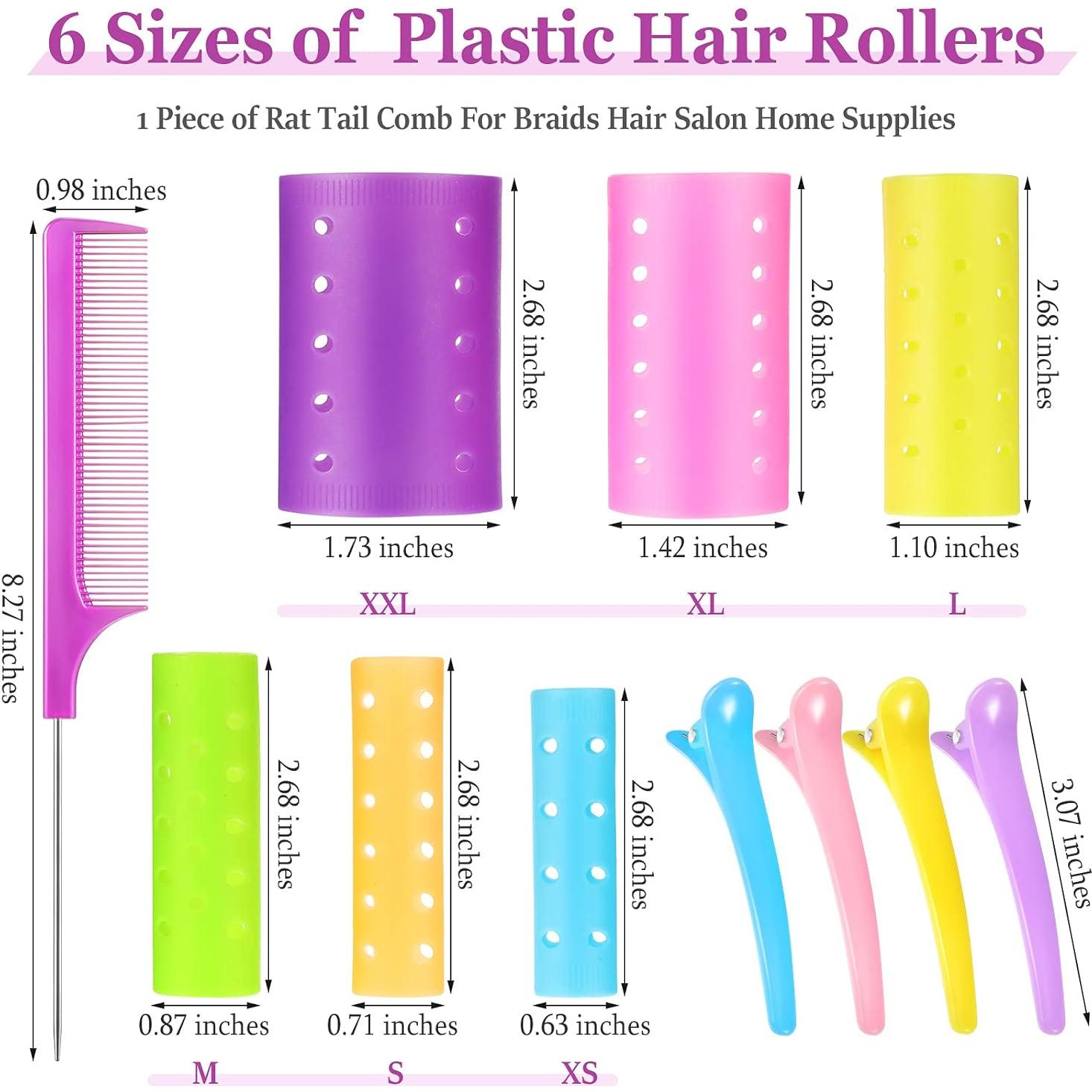 Juego de Rulos para Cabello Chuangdi 141 Pcs con Clips y Peine