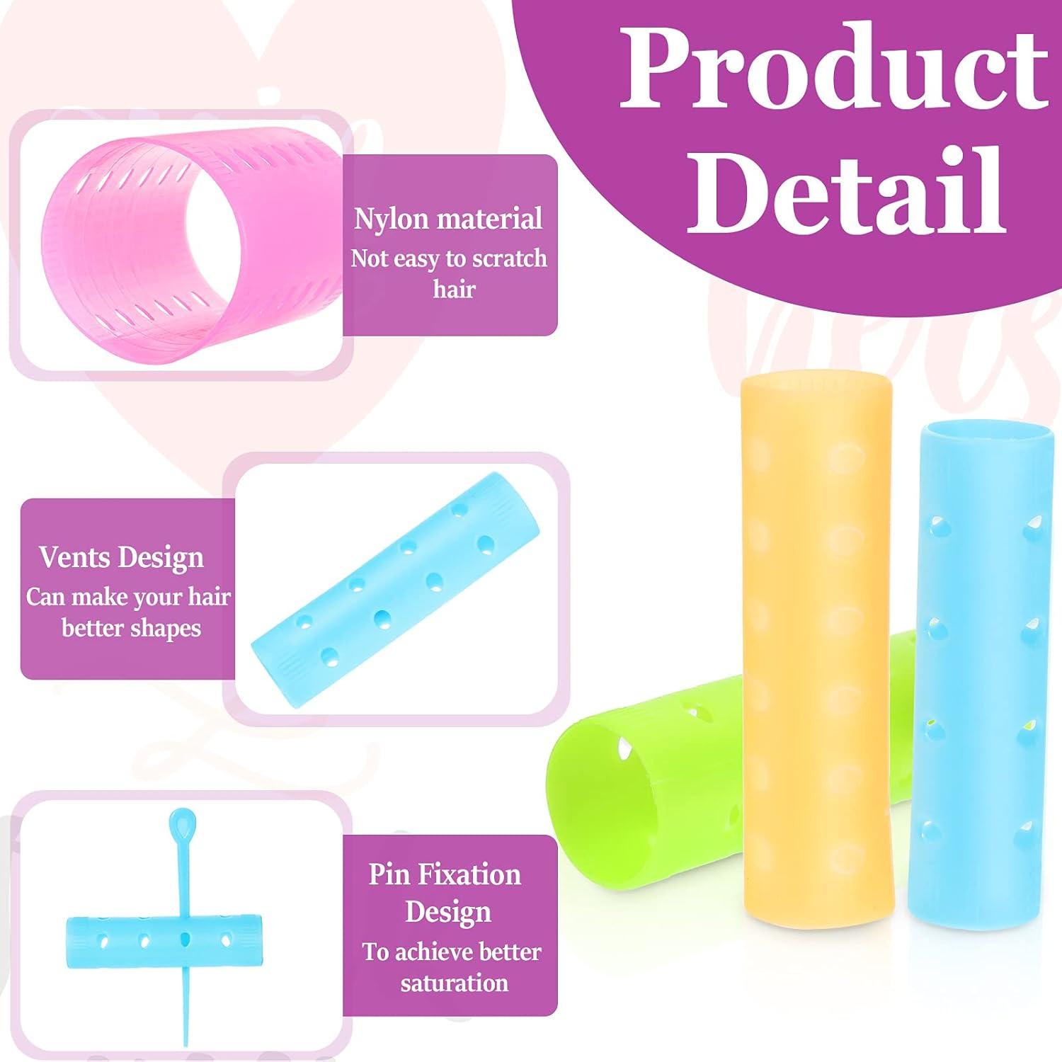 Juego de Rulos para Cabello Chuangdi 141 Pcs con Clips y Peine