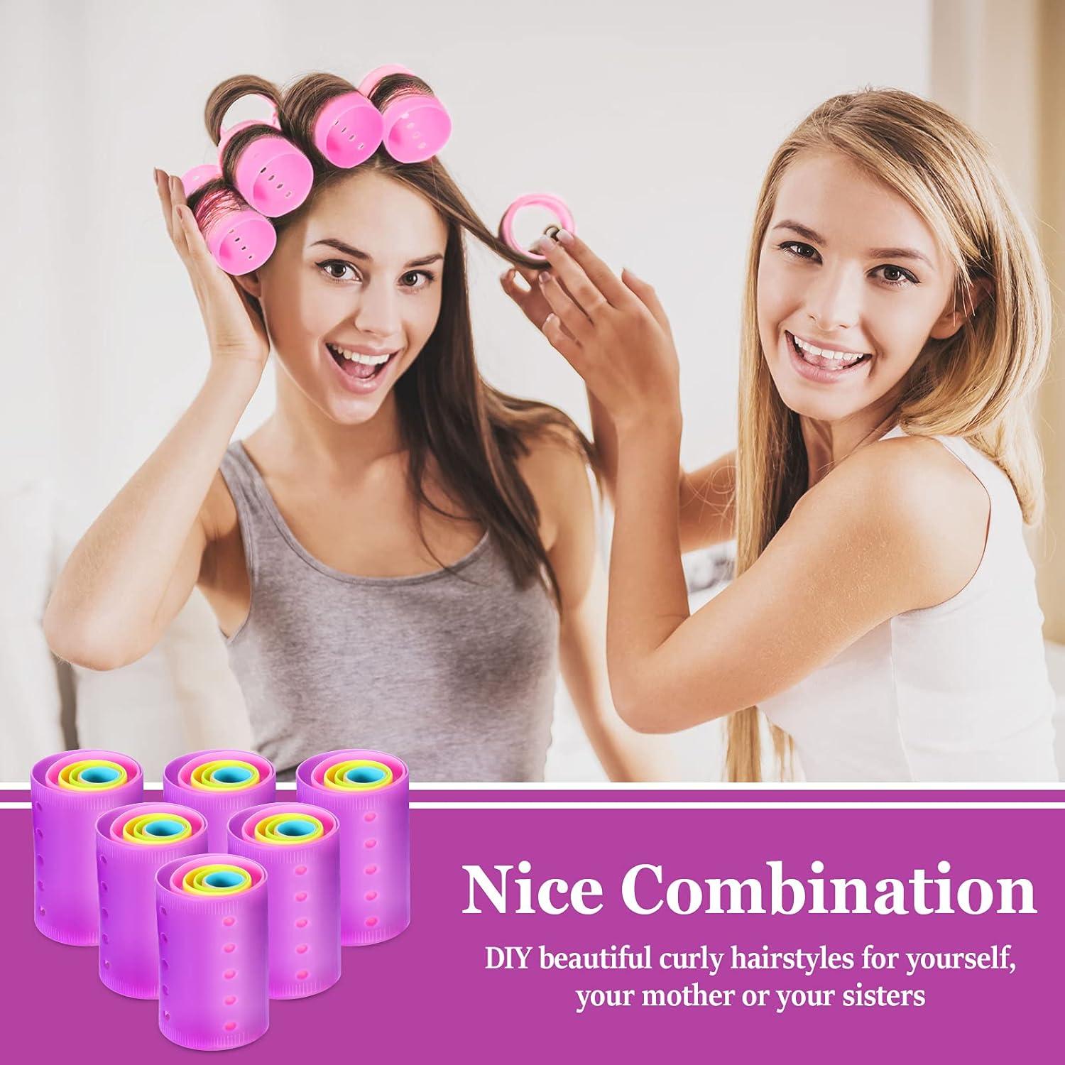 Juego de Rulos para Cabello Chuangdi 141 Pcs con Clips y Peine