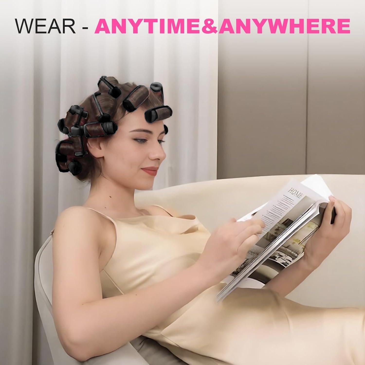 Rulos de Espuma Suave Amzpus - 36 Piezas 3.0cm Negro