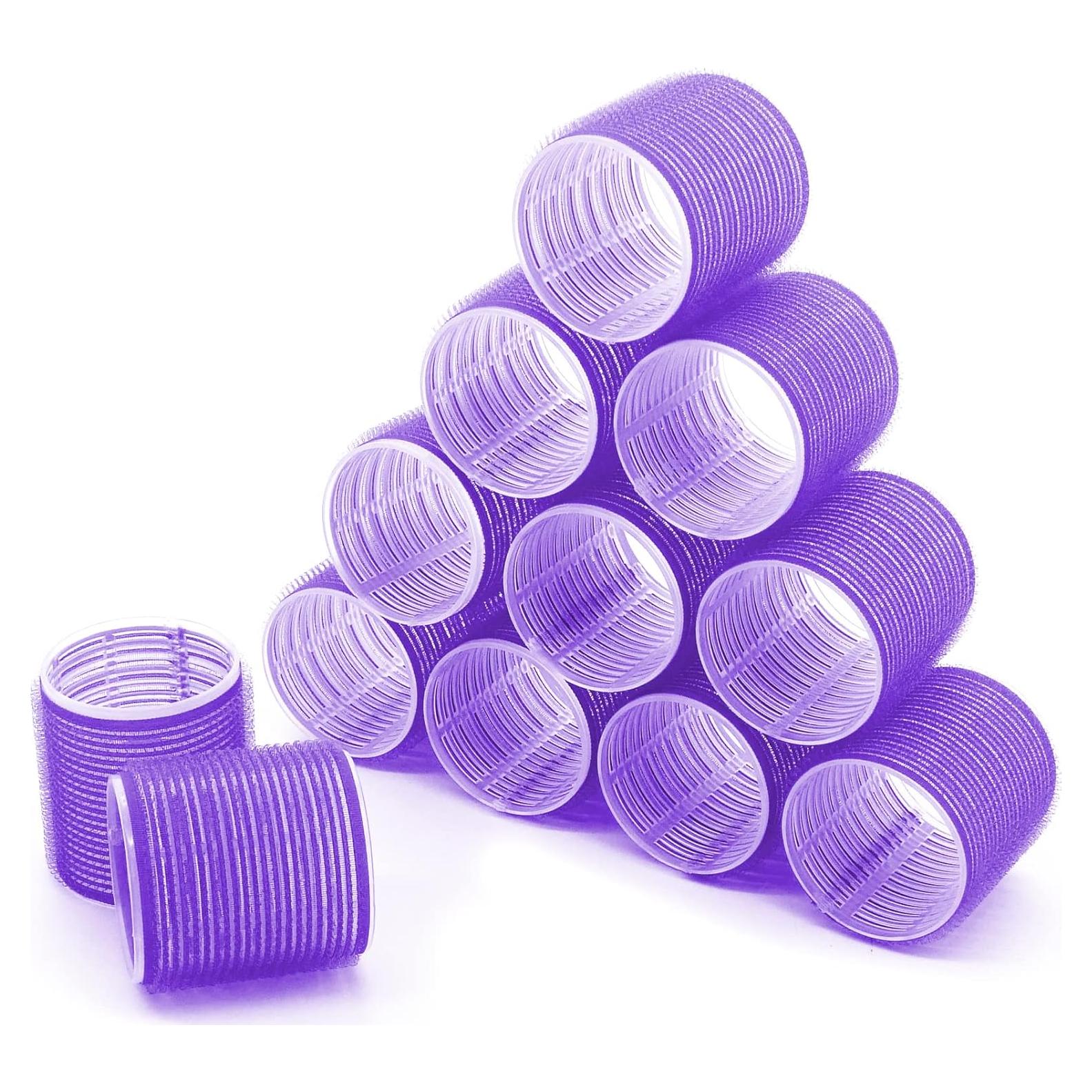 Rulos para Cabello Super Jumbo PIKBIU - Paquete de 12 Unidades