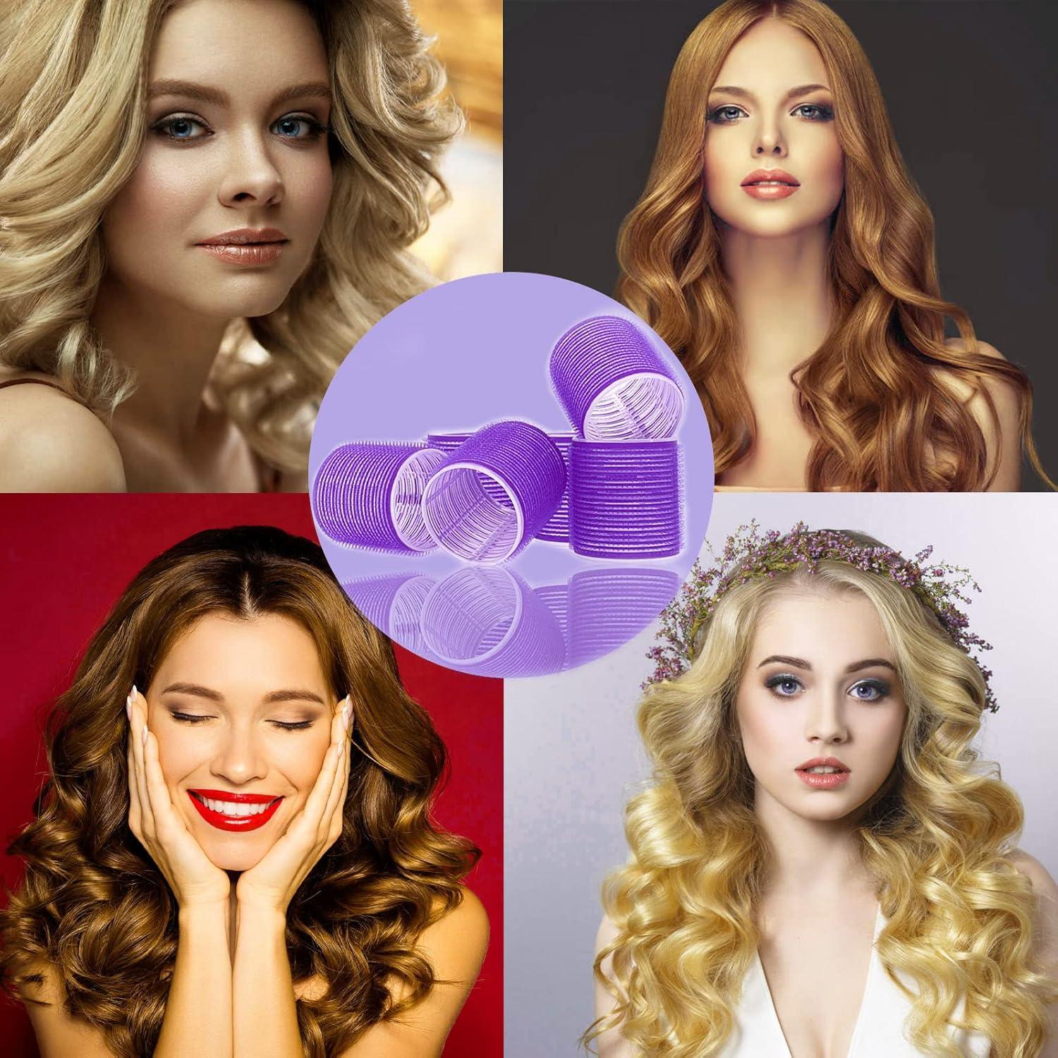 Rulos para Cabello Super Jumbo PIKBIU - Paquete de 12 Unidades