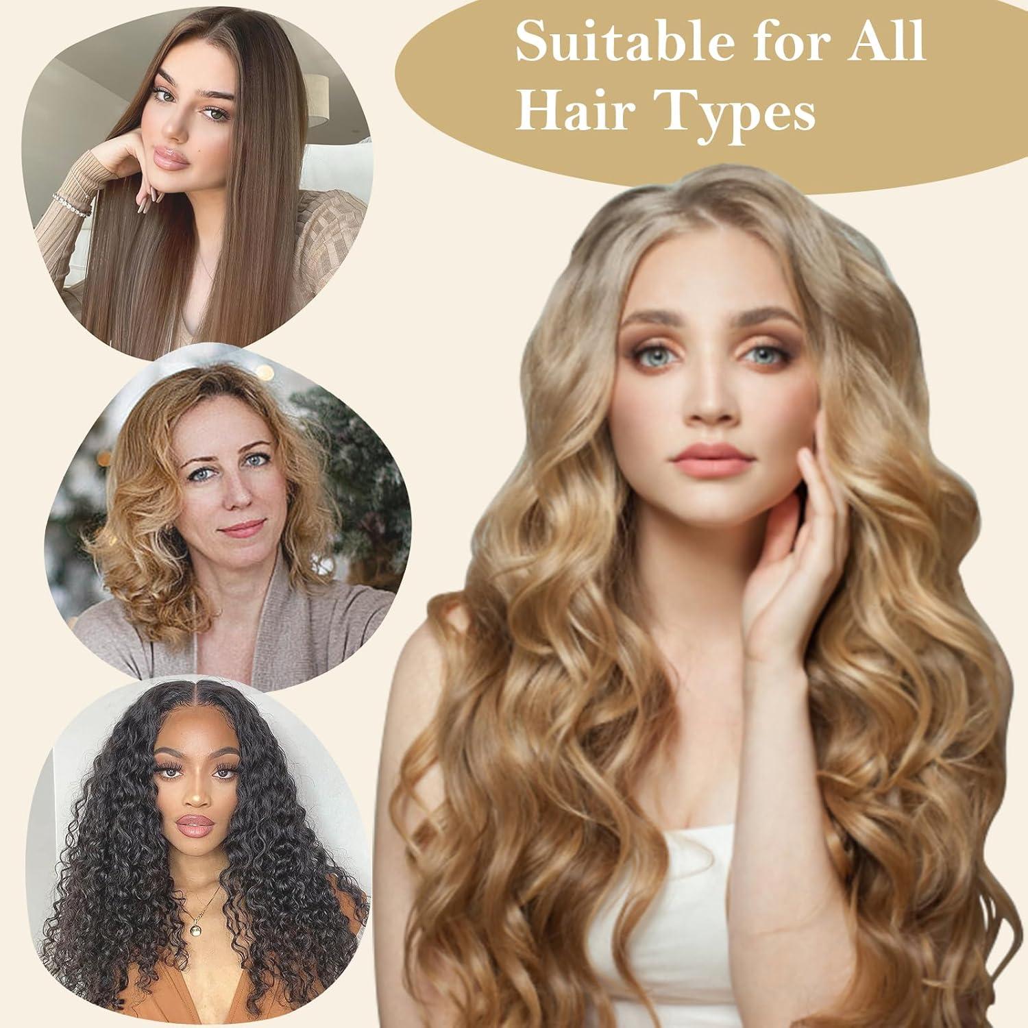 Rizador de Cabello Sin Calor Ystrybo - Set 8 Piezas Azul