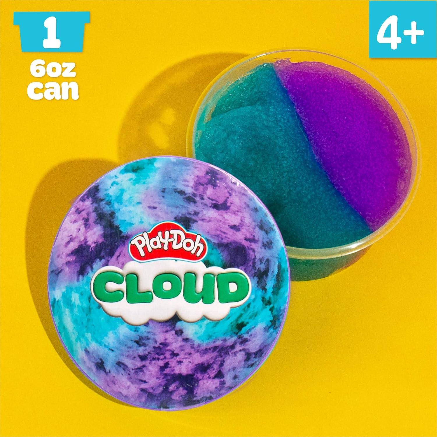 Play-Doh Nube 170g Púrpura Verde Azulado Aroma Frambuesa