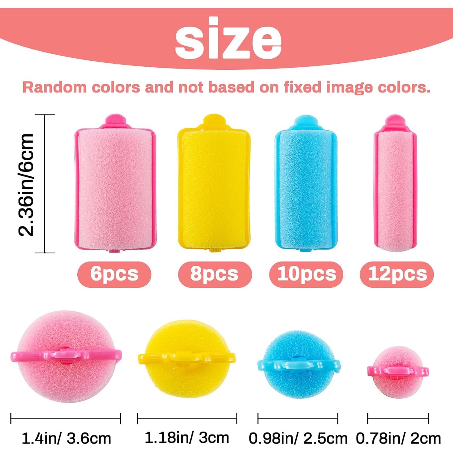 Rulos de Espuma MAQIHAN 36PCS para Rizado Sin Calor