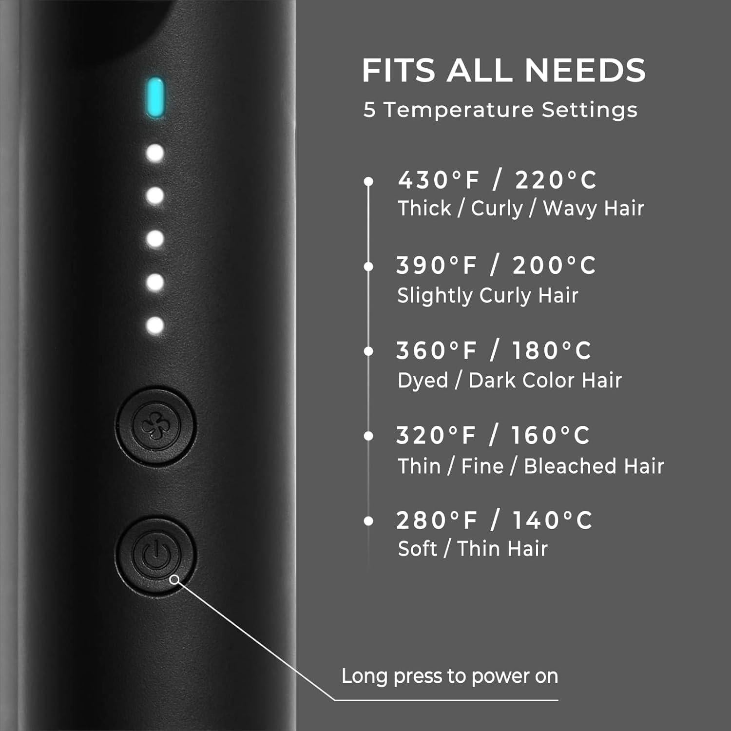 Plancha de Cabello TYMO Airflow 2.0 - Rizador y Alisador 2 en 1