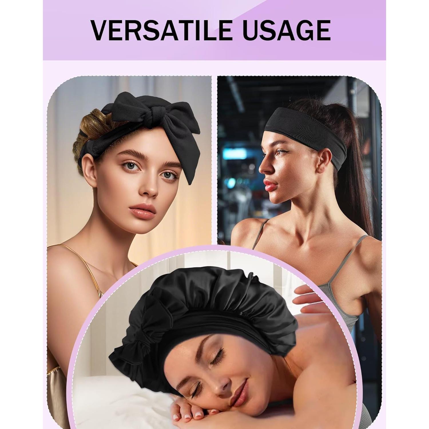 Diadema para Rizos Sin Calor Posicurly 178 cm con Gorro