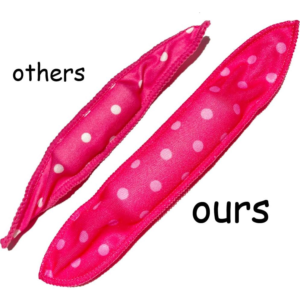 Rulos Suaves Aimin para Rizos Sin Calor - 30 Piezas Rosa