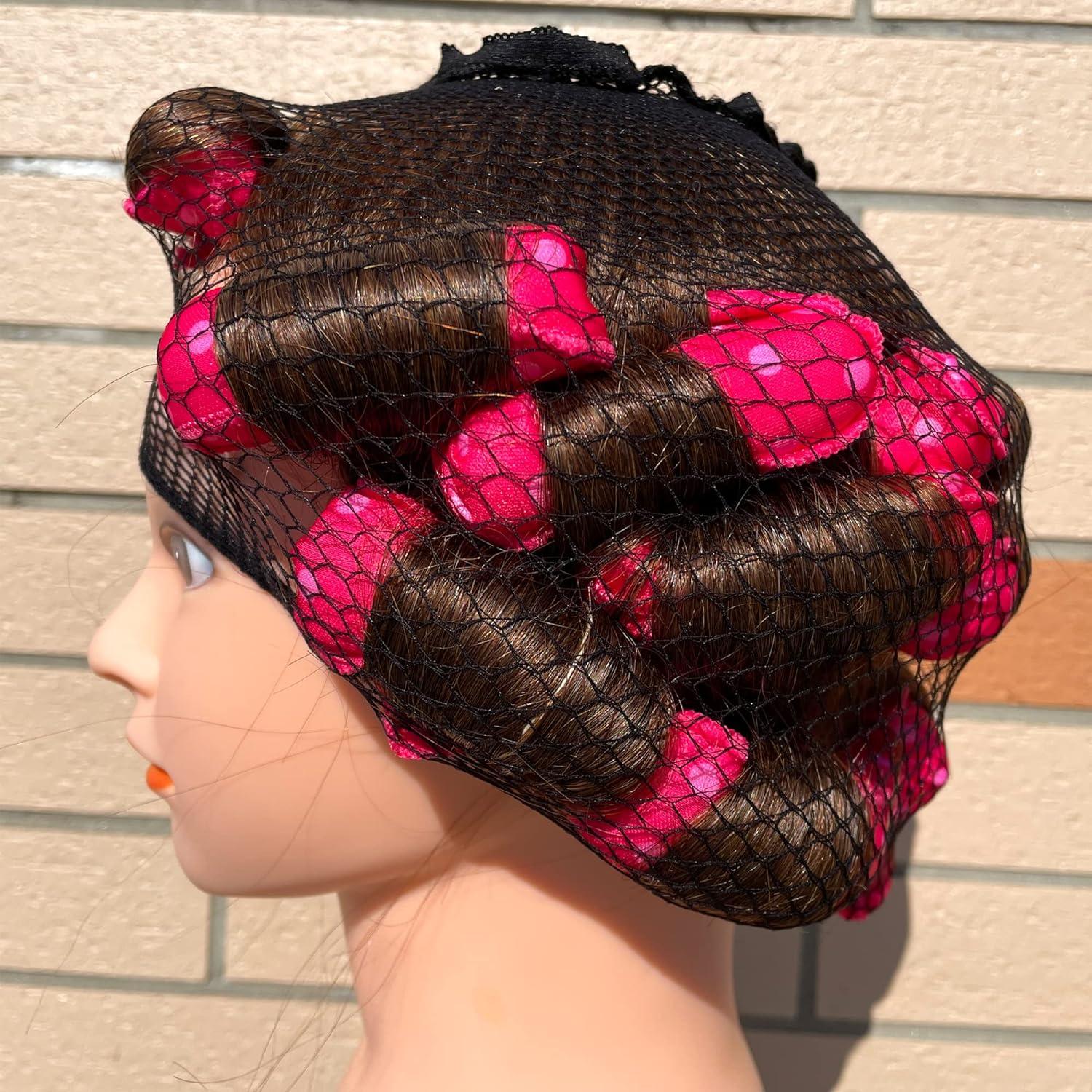 Rulos Suaves Aimin para Rizos Sin Calor - 30 Piezas Rosa