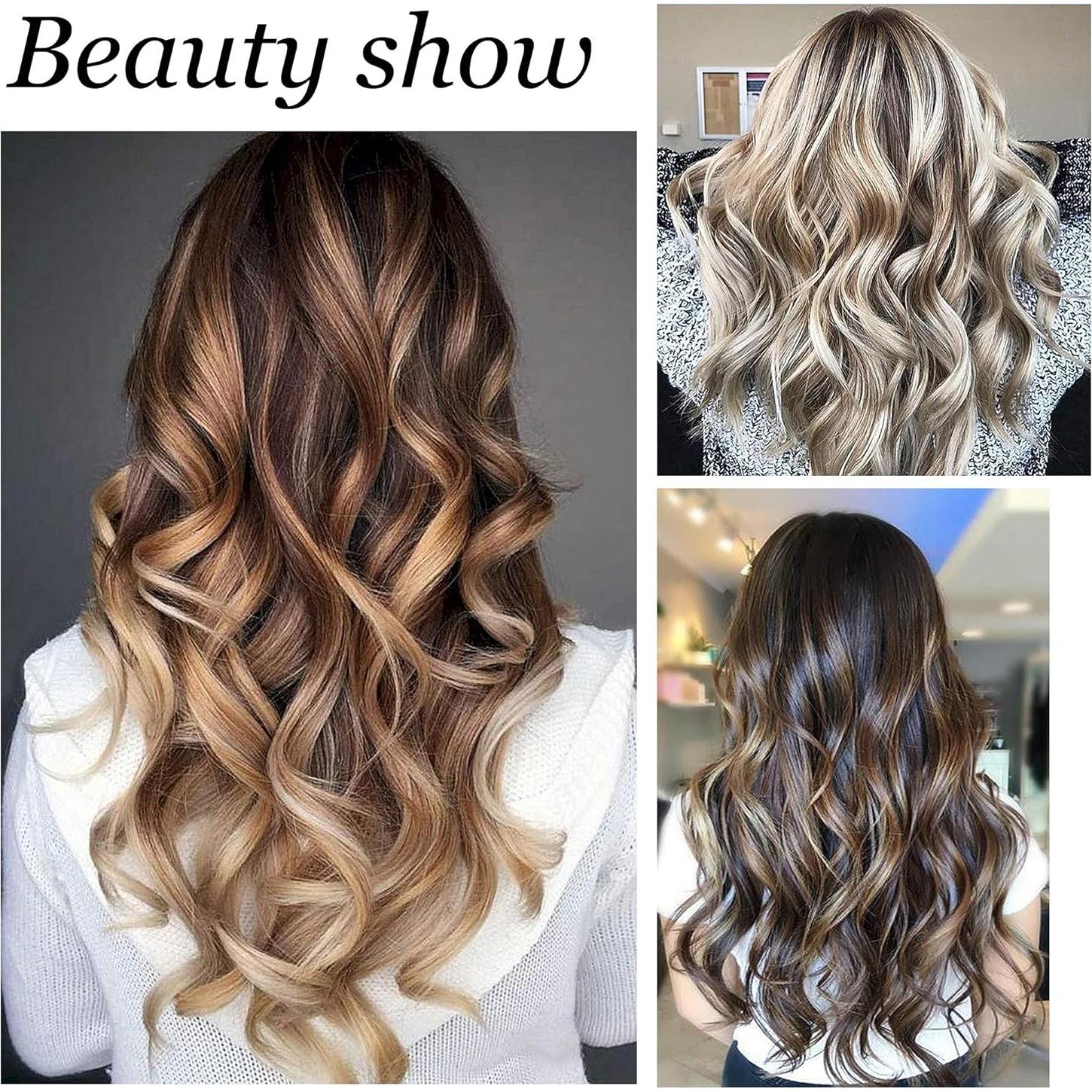 Rulos Suaves Aimin para Rizos Sin Calor - 30 Piezas Rosa