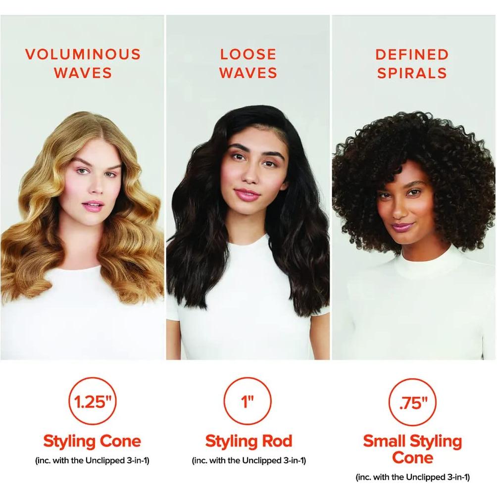 Varita Rizar Cerámica Paul Mitchell 3 en 1 Intercambiable