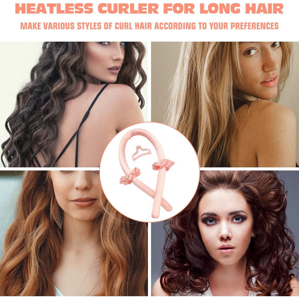 Banda Rizador de Cabello Sin Calor BATOUDE Rosa 30x5.8cm