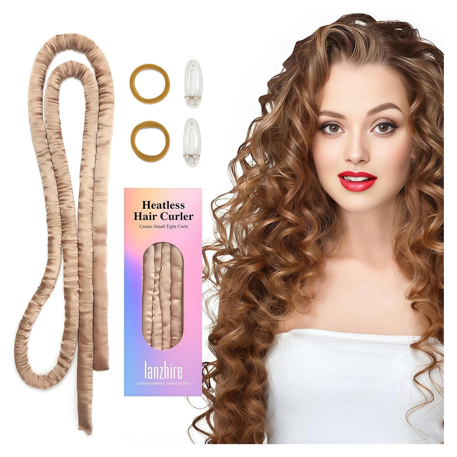 Banda de Rizado Sin Calor Lanzhire - Rizos para Cabello Largo y Corto