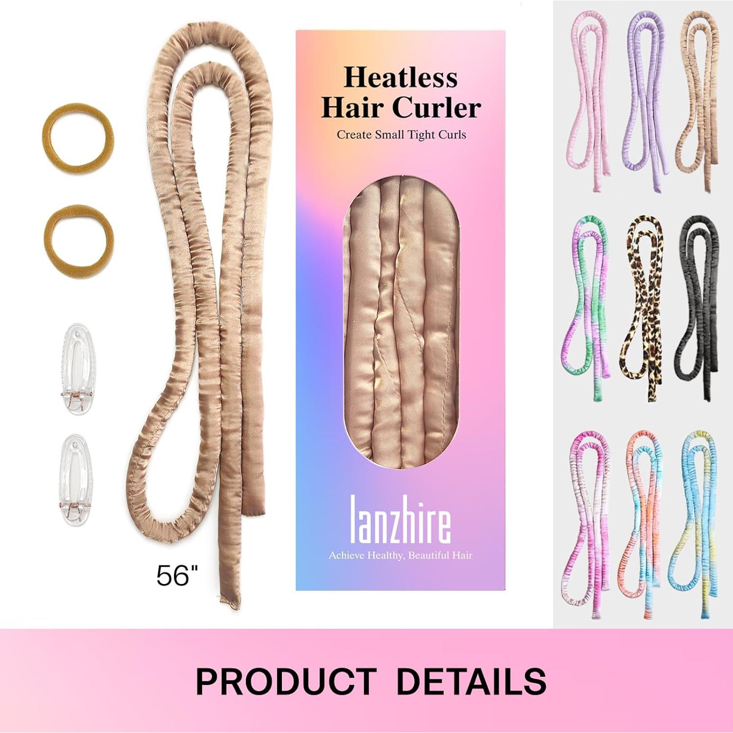 Banda de Rizado Sin Calor Lanzhire - Rizos para Cabello Largo y Corto