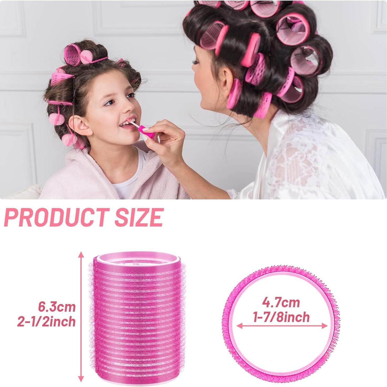 Rulos Grandes Autoadhesivos Acejoz con Clips Acero Inoxidable