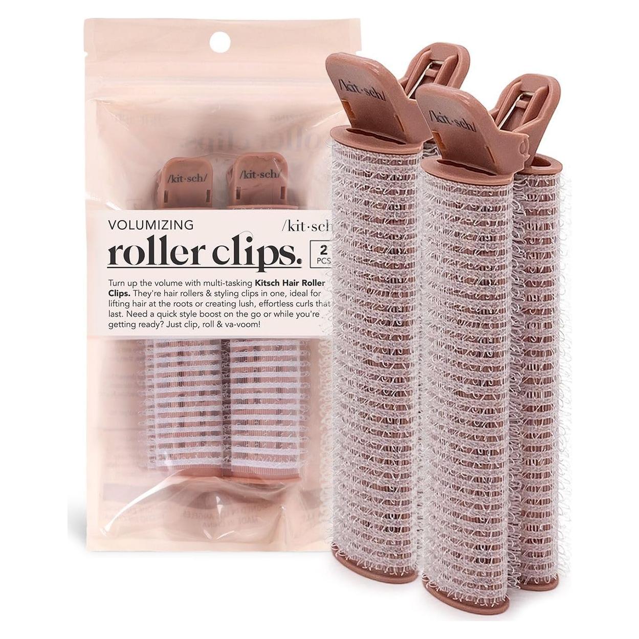 Kitsch Clips Voluminizadores para Cabello - 2 Piezas Terracota