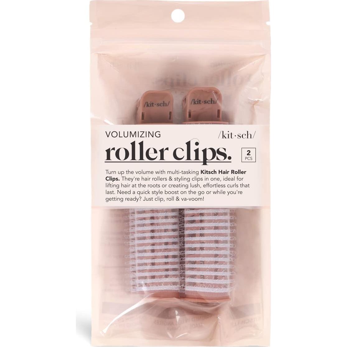 Kitsch Clips Voluminizadores para Cabello - 2 Piezas Terracota