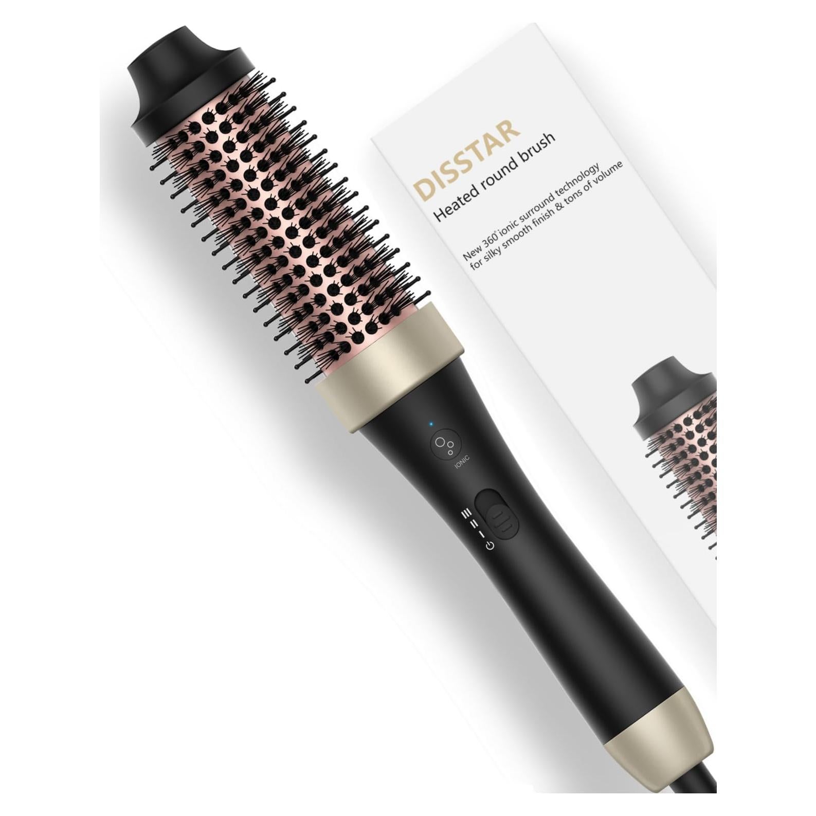 Cepillo Térmico Iónico Disstar FS103 1.5'' Calentamiento Rápido