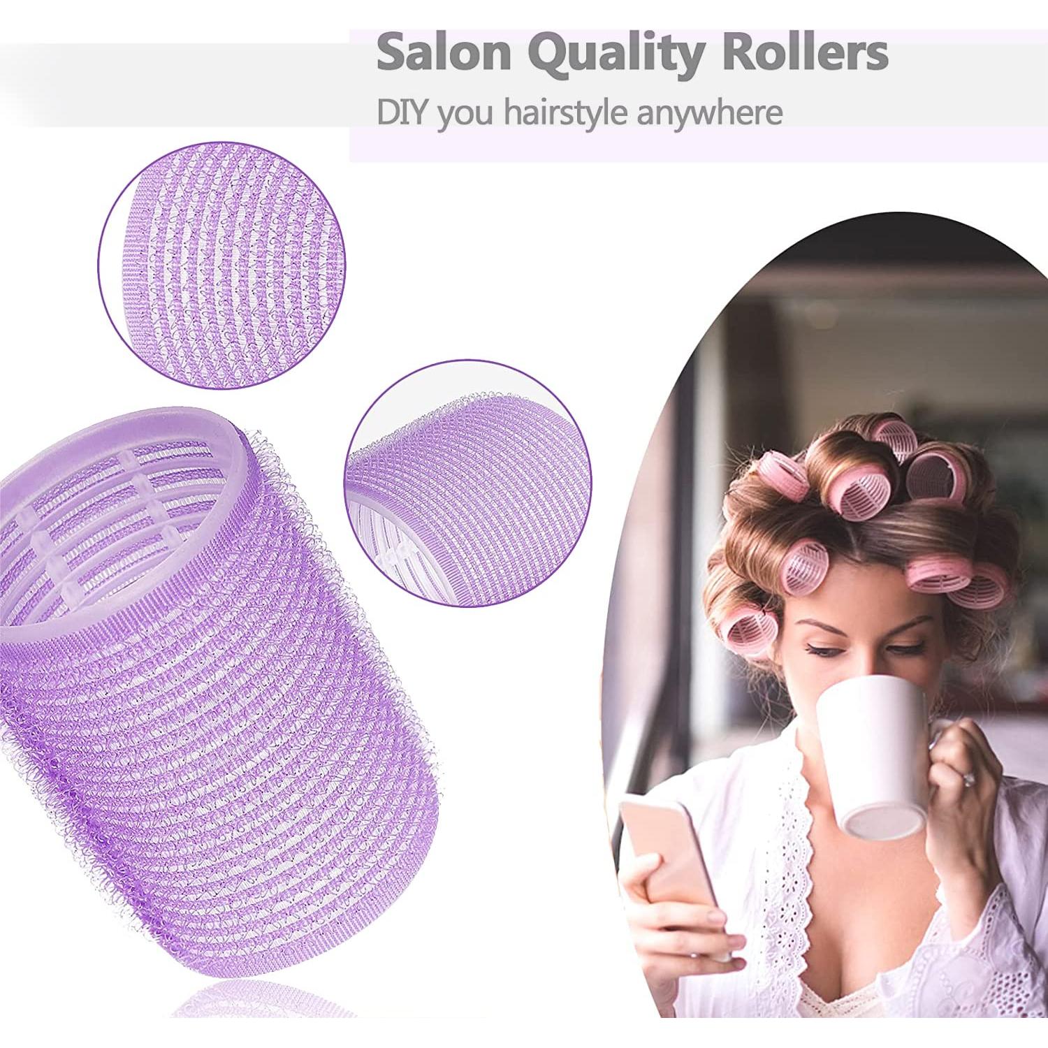 Juego de Rulos Grandes ROPIKIS 31pcs Sin Calor para Cabello