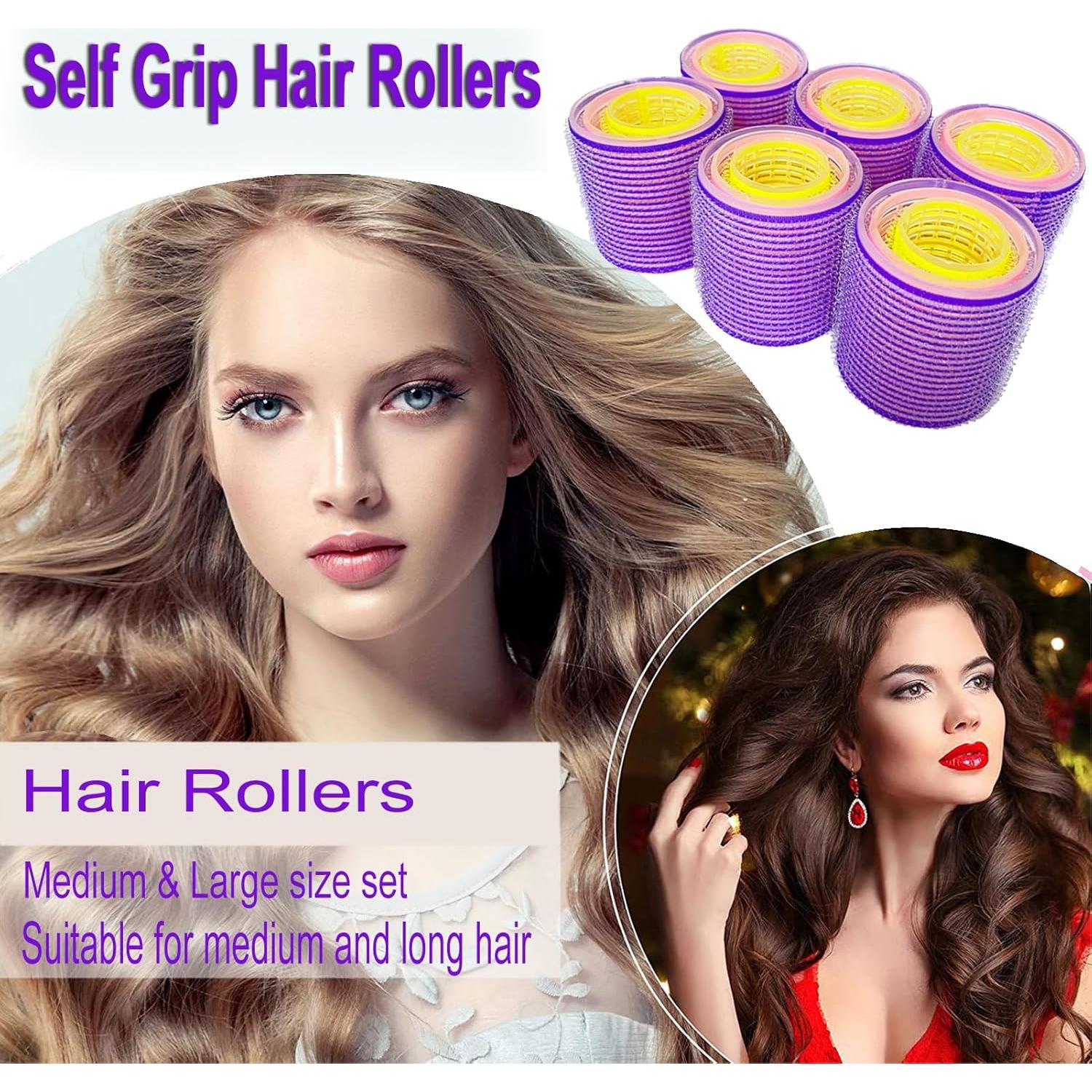 Juego de Rulos Grandes ROPIKIS 31pcs Sin Calor para Cabello