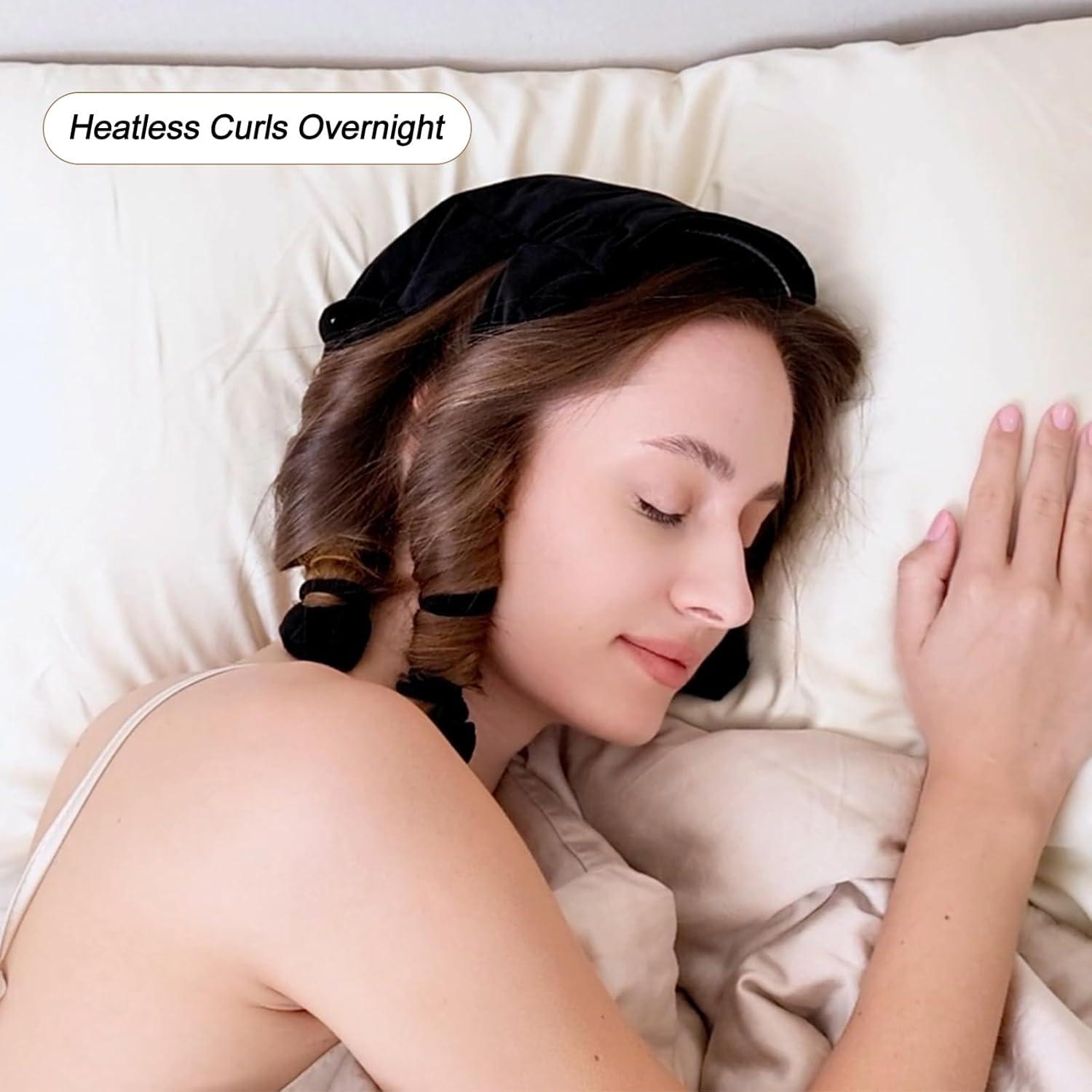 Rizador Sin Calor JIAXIN Negro para Cabello Largo y Corto