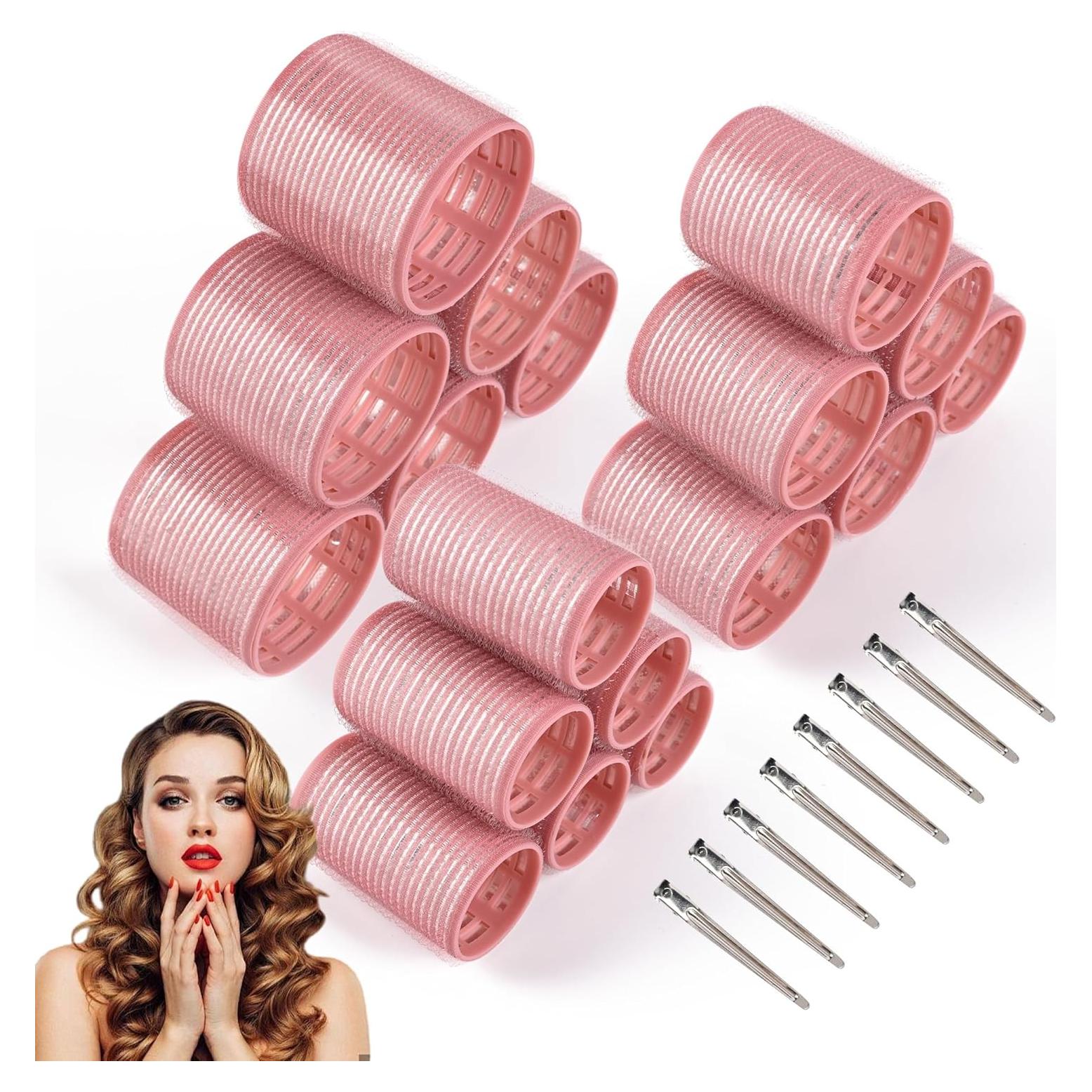 Juego de Rulos Térmicos de Cerámica XN - 26 Piezas Rosa