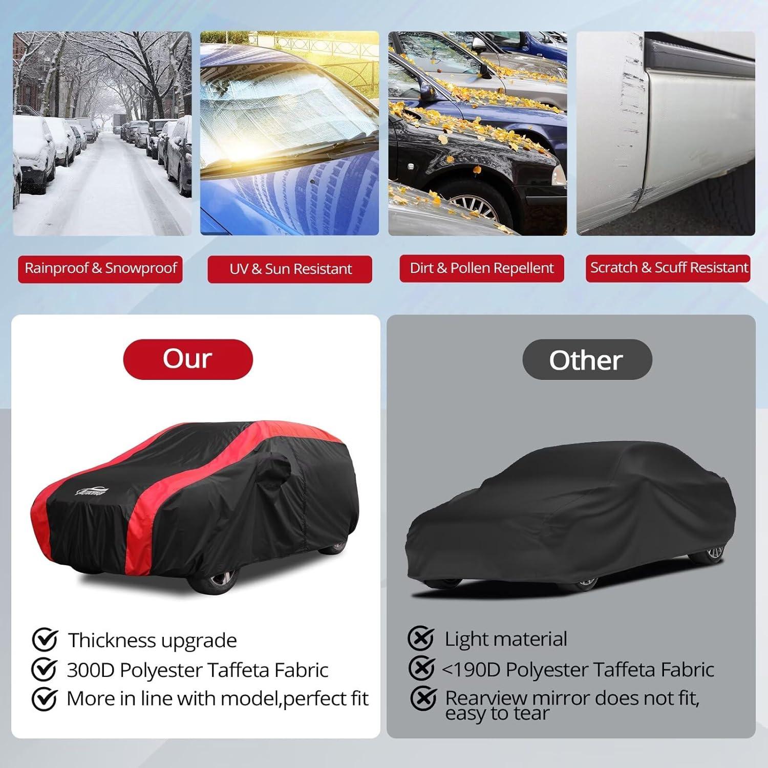 Cubierta SUV Impermeable AltoCover Ajuste Universal 482 cm