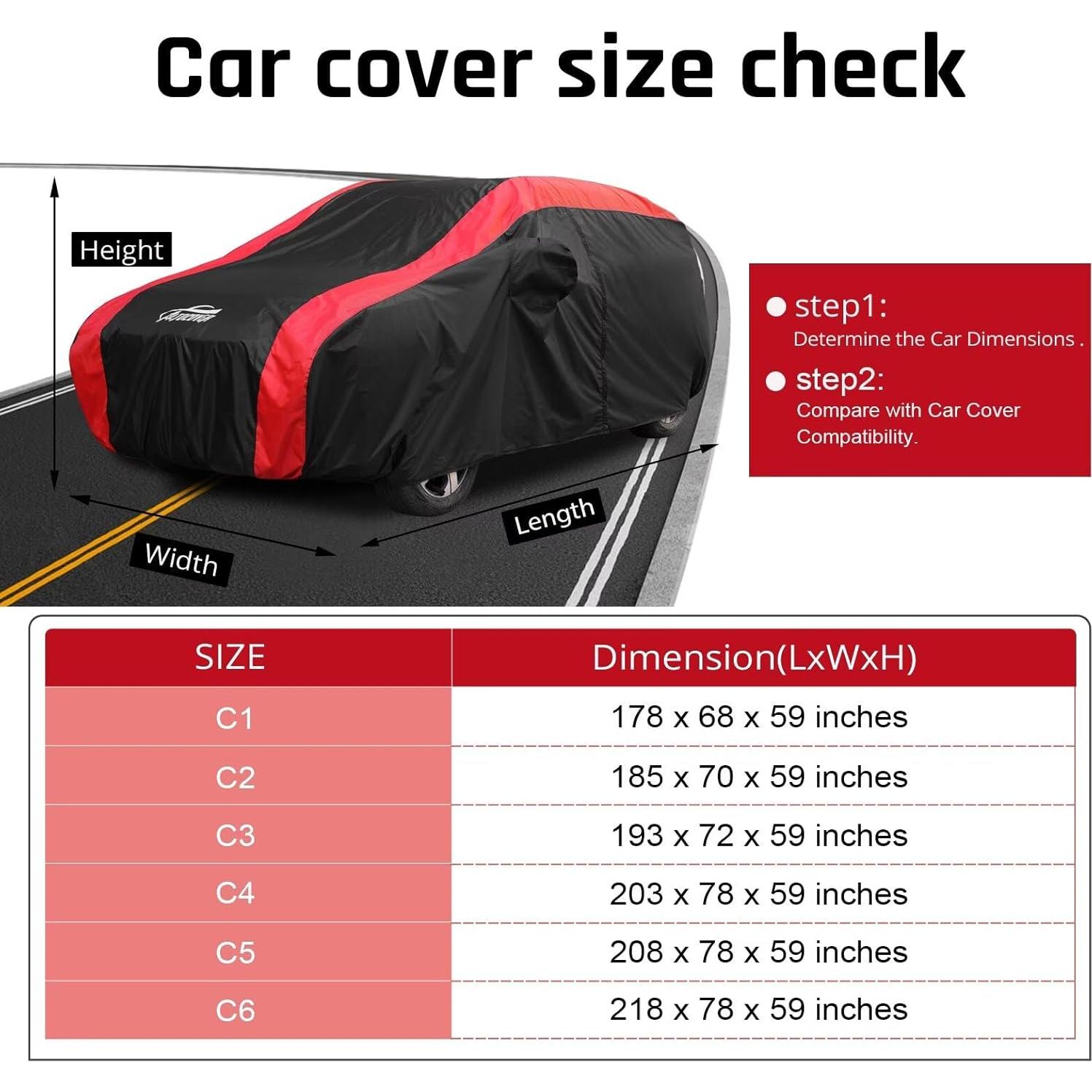 Cubierta SUV Impermeable AltoCover Ajuste Universal 482 cm