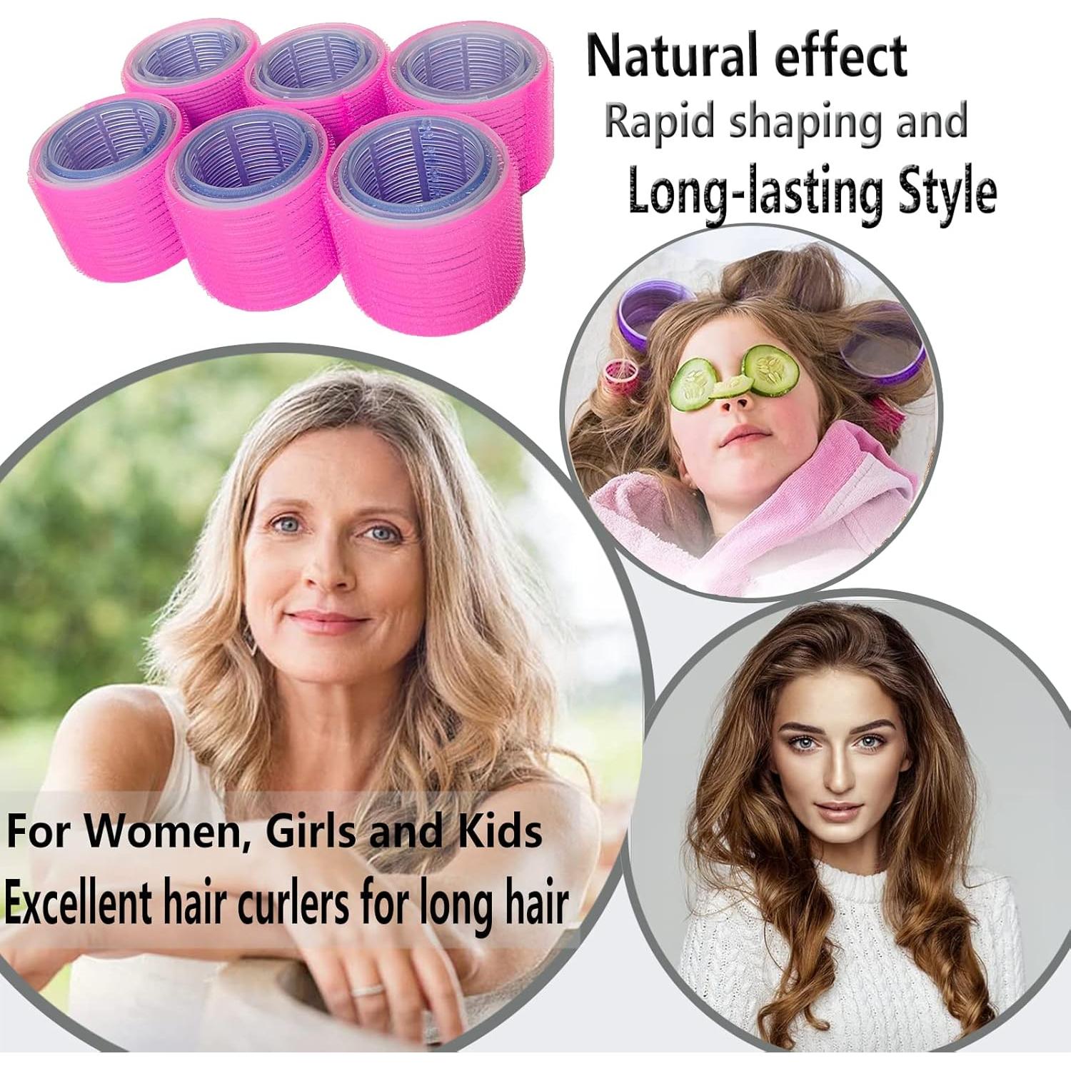 Juego de Rulos Jumbo ROPIKIS 31 Piezas 3 Tamaños para Cabello