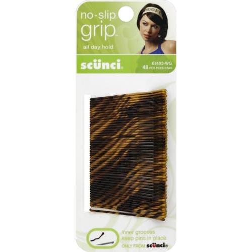 Pinzas de cabello Scunci No-Slip Grip 48 unidades multicolor
