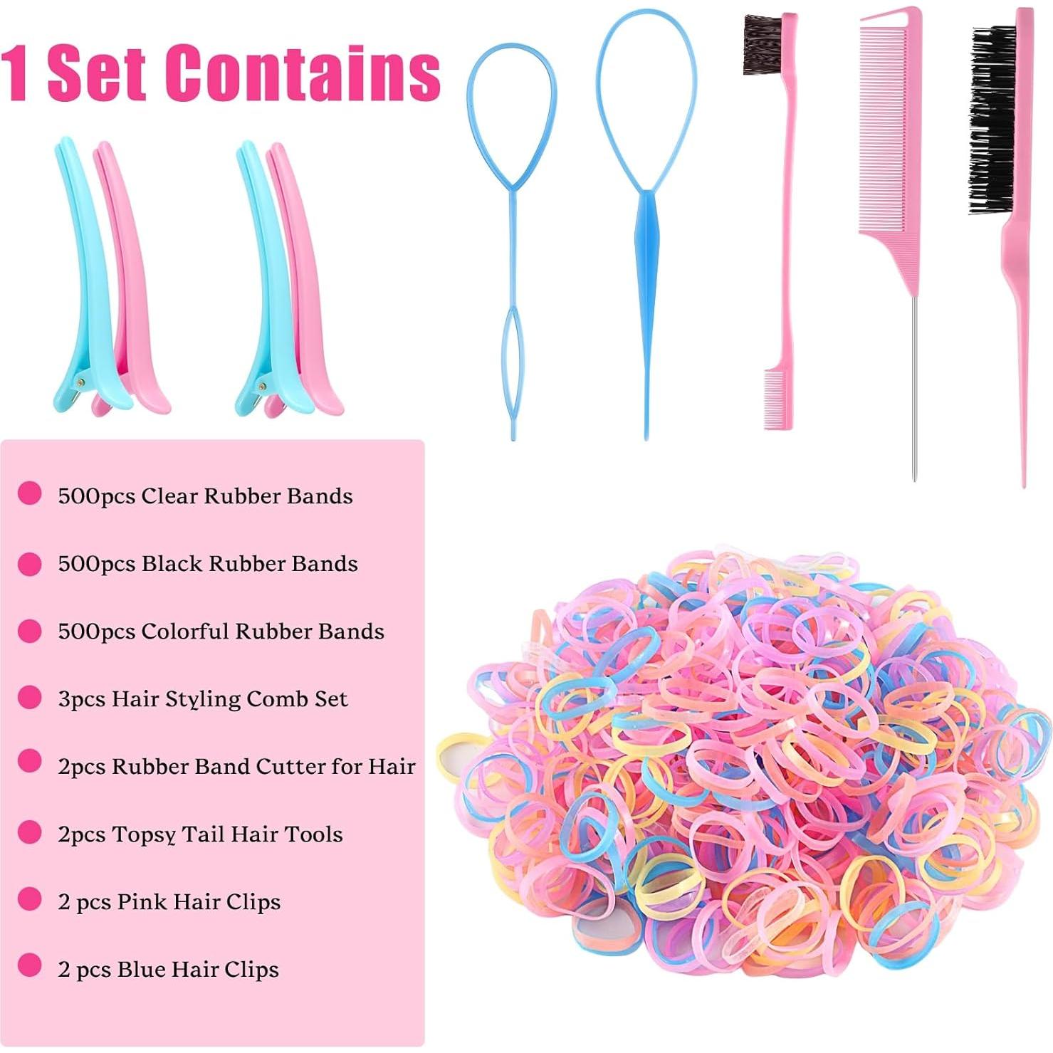 Set de Bandas de Goma y Herramientas de Estilo BESARME