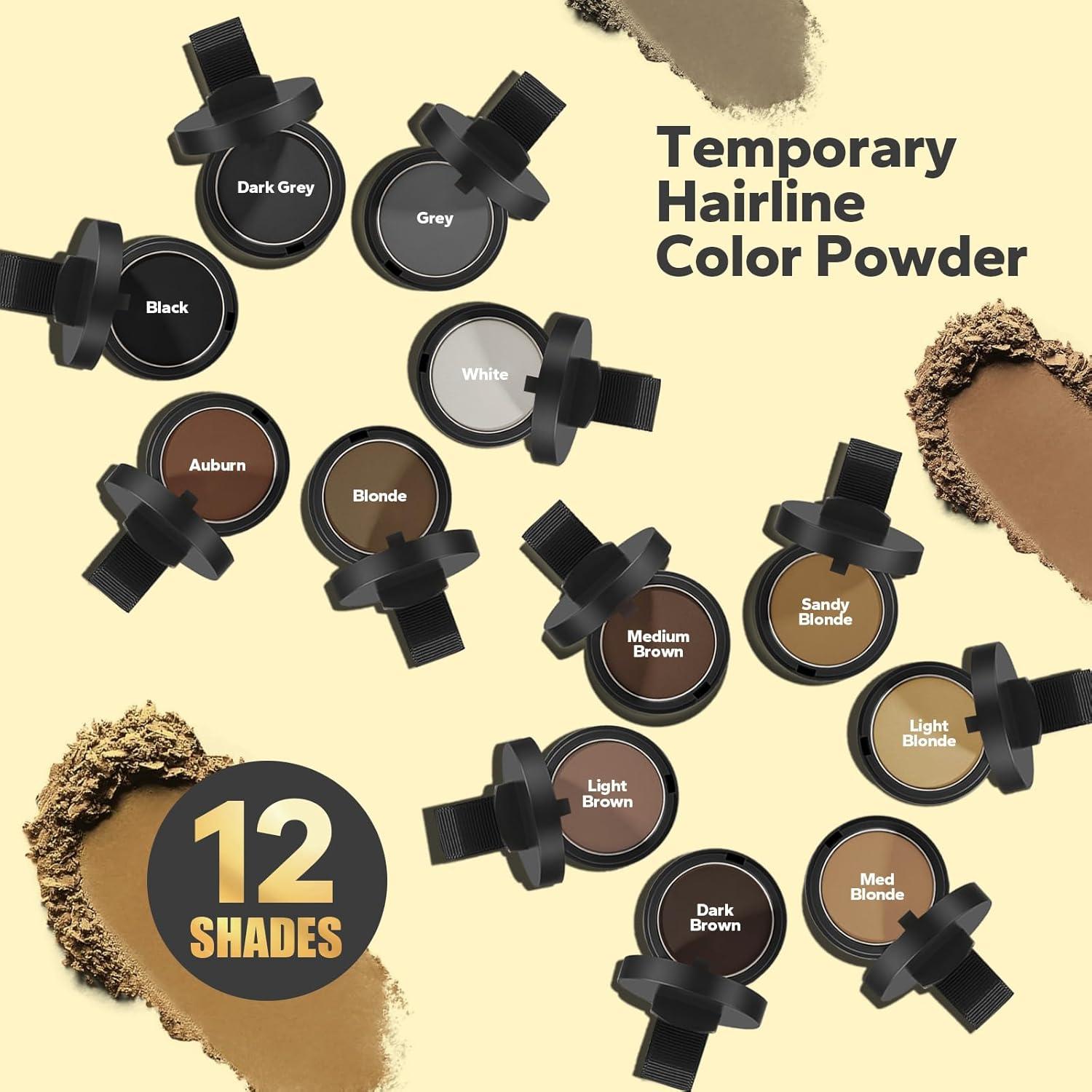 Polvo para Cabello StyleShark Marrón Oscuro 40g - A Prueba de Sudor