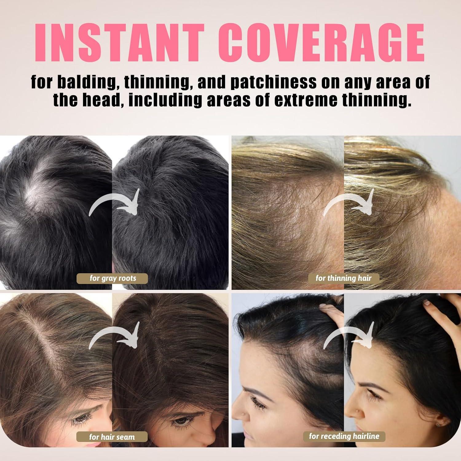 Polvo Retoque Raíces Seaboll 40g B-Marrón Medio A Prueba de Manchas