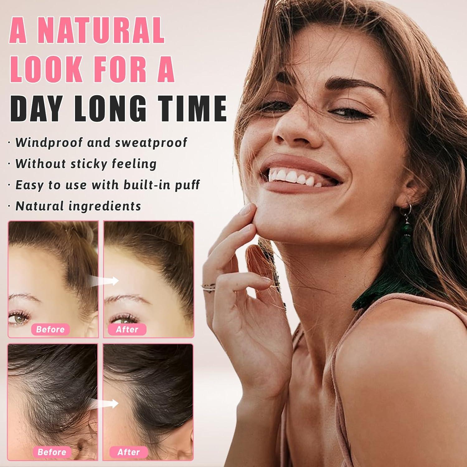 Polvo Retoque Raíces Seaboll 40g B-Marrón Medio A Prueba de Manchas