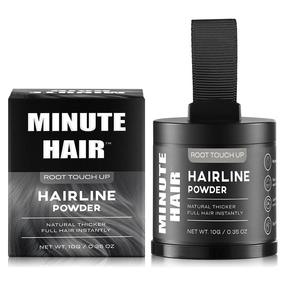 Polvo de Sombra de Raíz Minute 10g - Marrón Medio para Cabello