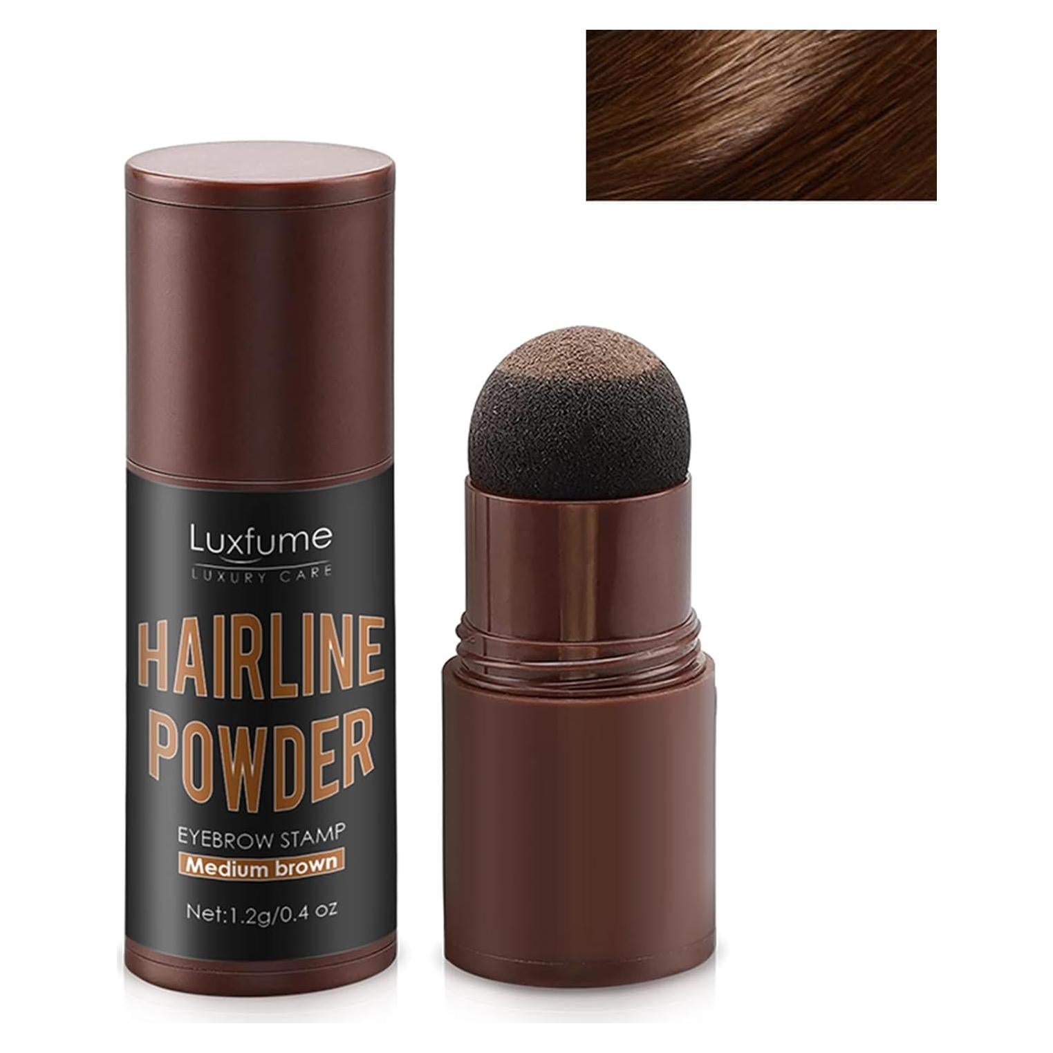 Stick de Polvo para Línea de Cabello Rosarden - Marrón Medio