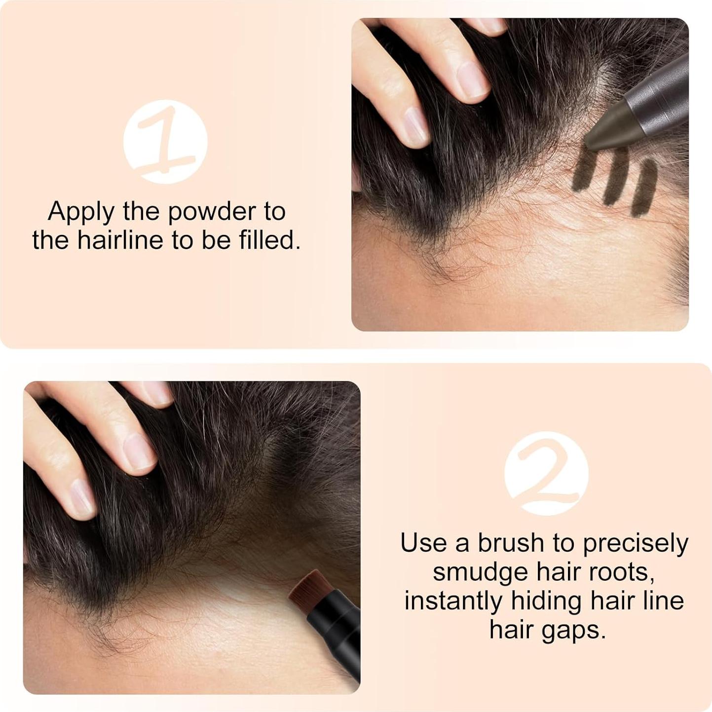 Barra Correctora de Línea Capilar Boobeen - Polvo Sombra Marrón Grisáceo