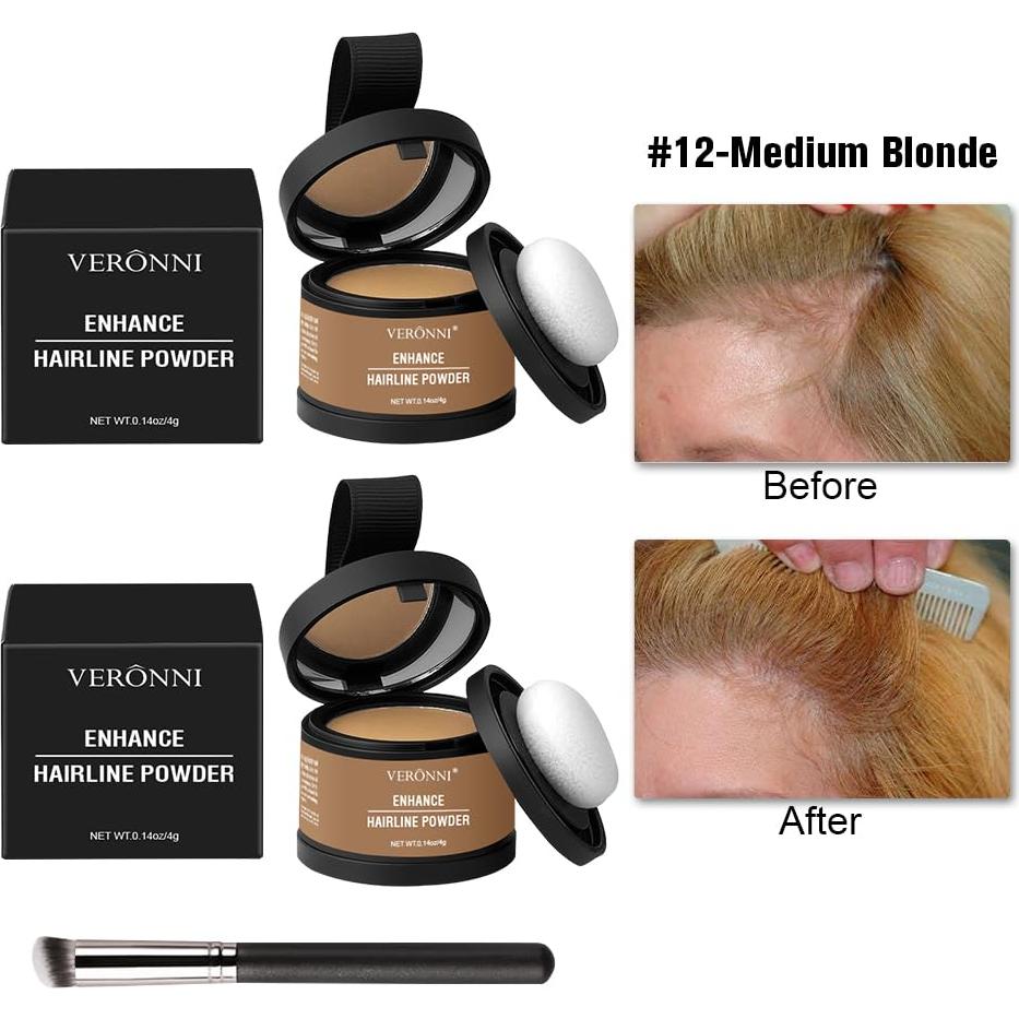 Juego de Polvo para Raíces Guía Charm - 2 Piezas Rubio Medio