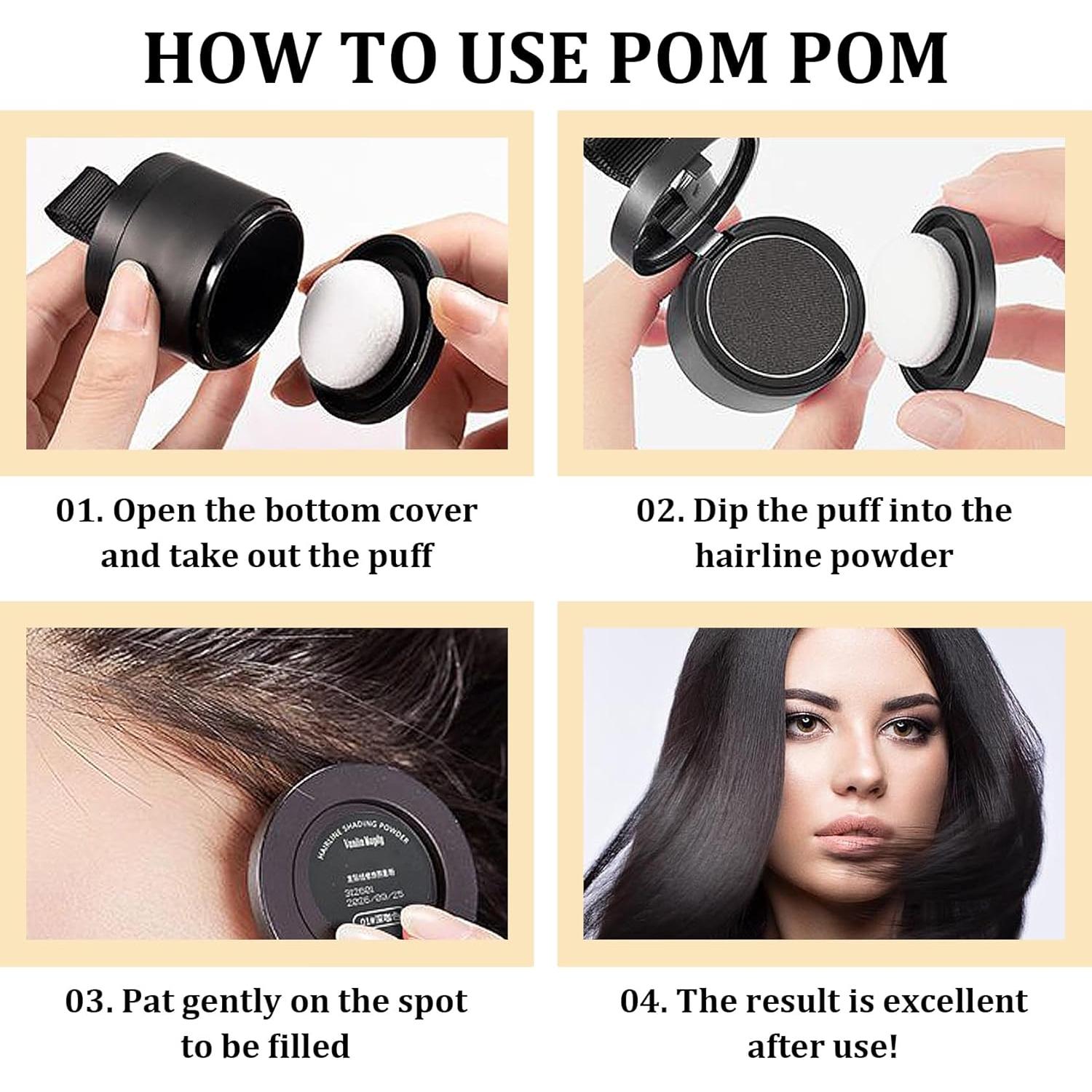 Set de Polvo para Raíces de Cabello XMXueMei - 3 Tonos