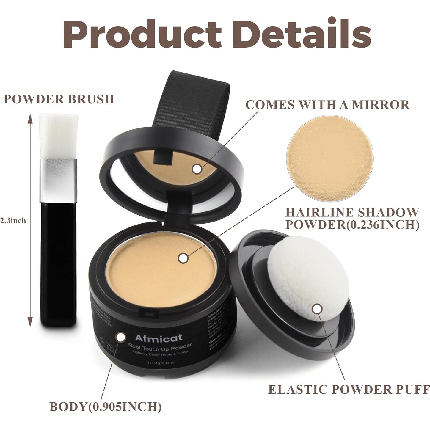 Polvo Cubridor de Raíces Afmicat - Rubio Claro, 32g