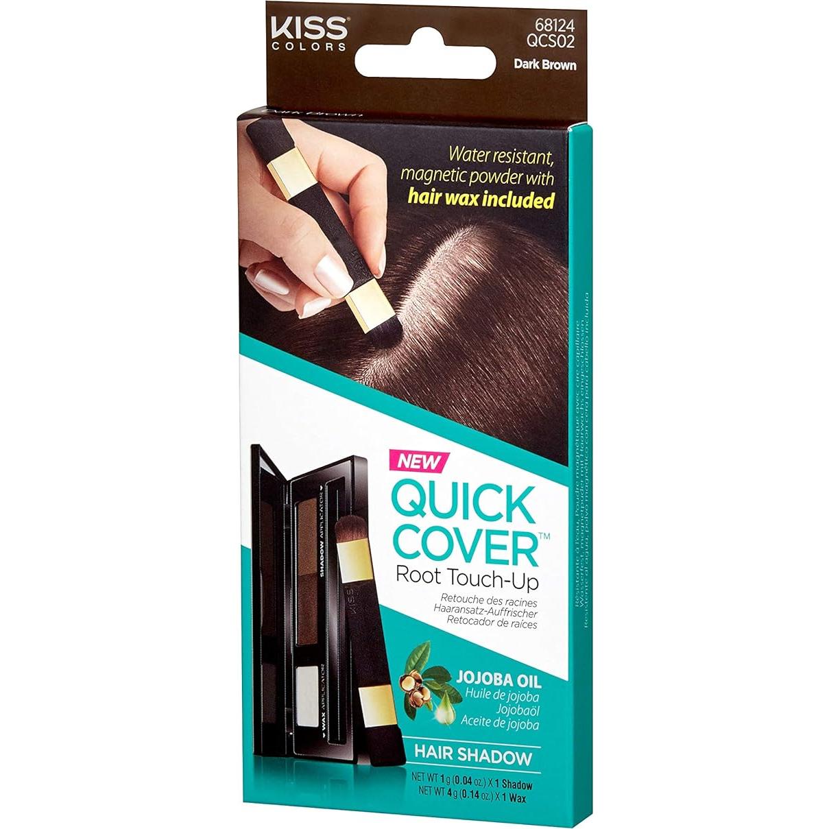 KISS Retoque Rápido Sombra para Raíces Marrón Oscuro 76.5g