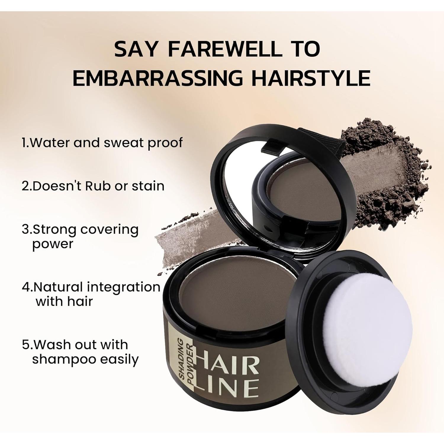 Polvo Retoque Raíces Unusual Beauty Marrón Oscuro 40g