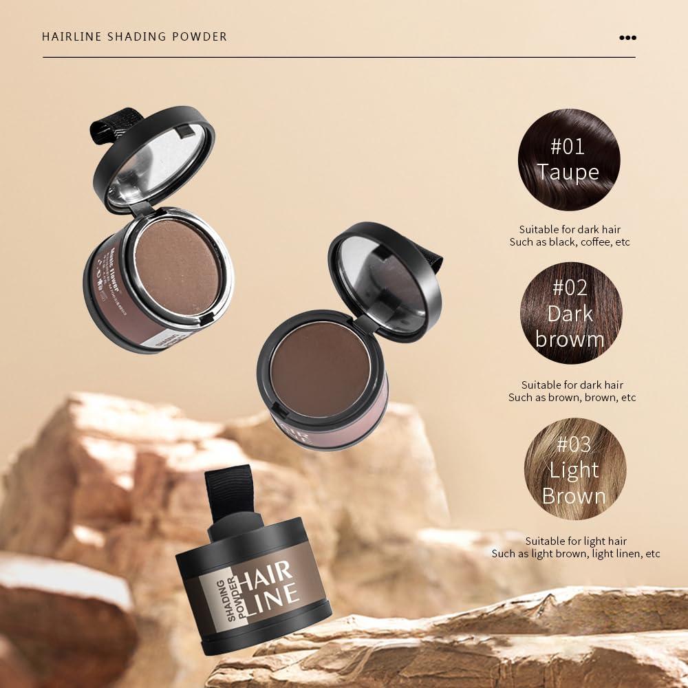 Polvo Retoque Raíces Unusual Beauty Marrón Oscuro 40g